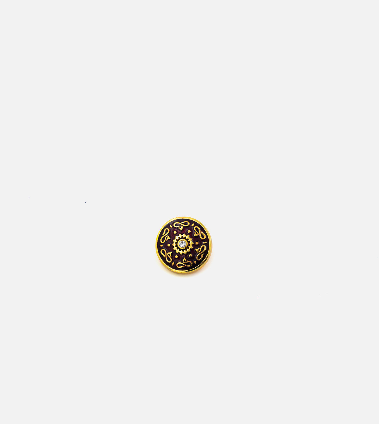 House Essential Minakari Buttons - Red Kuwal