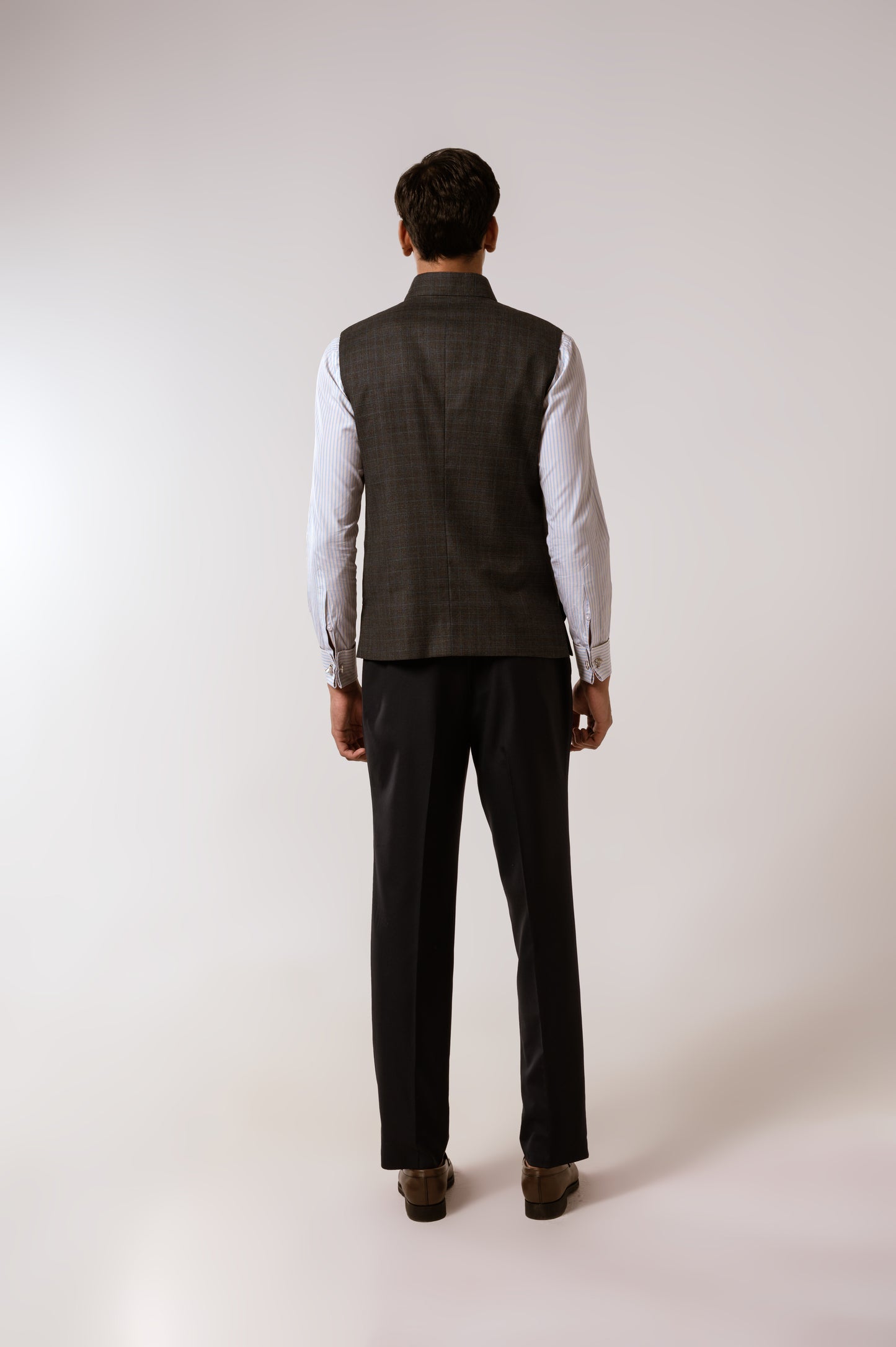 Sadri In Grey Tropical Wool