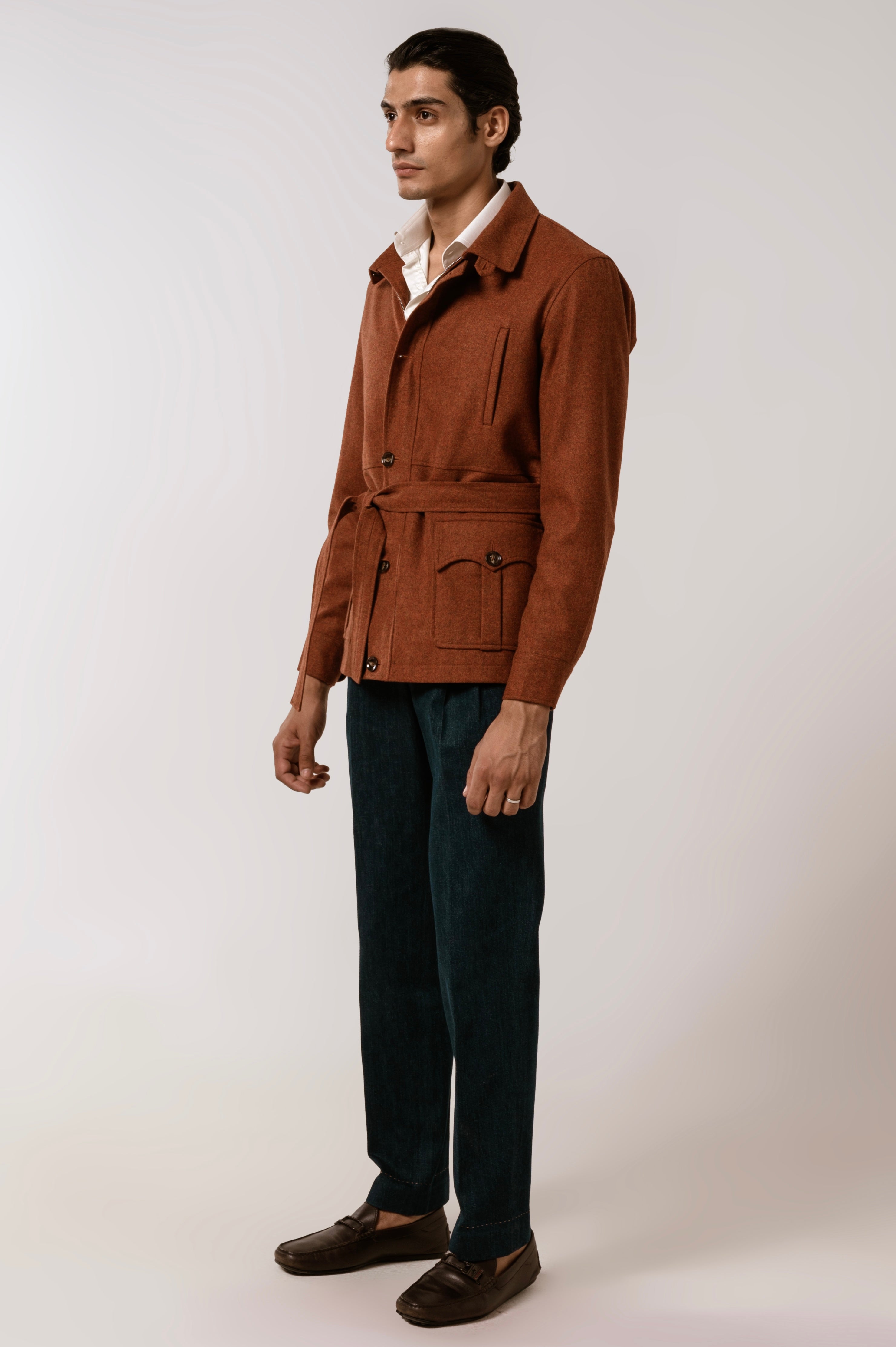Bush Jacket in Rusted Flannel