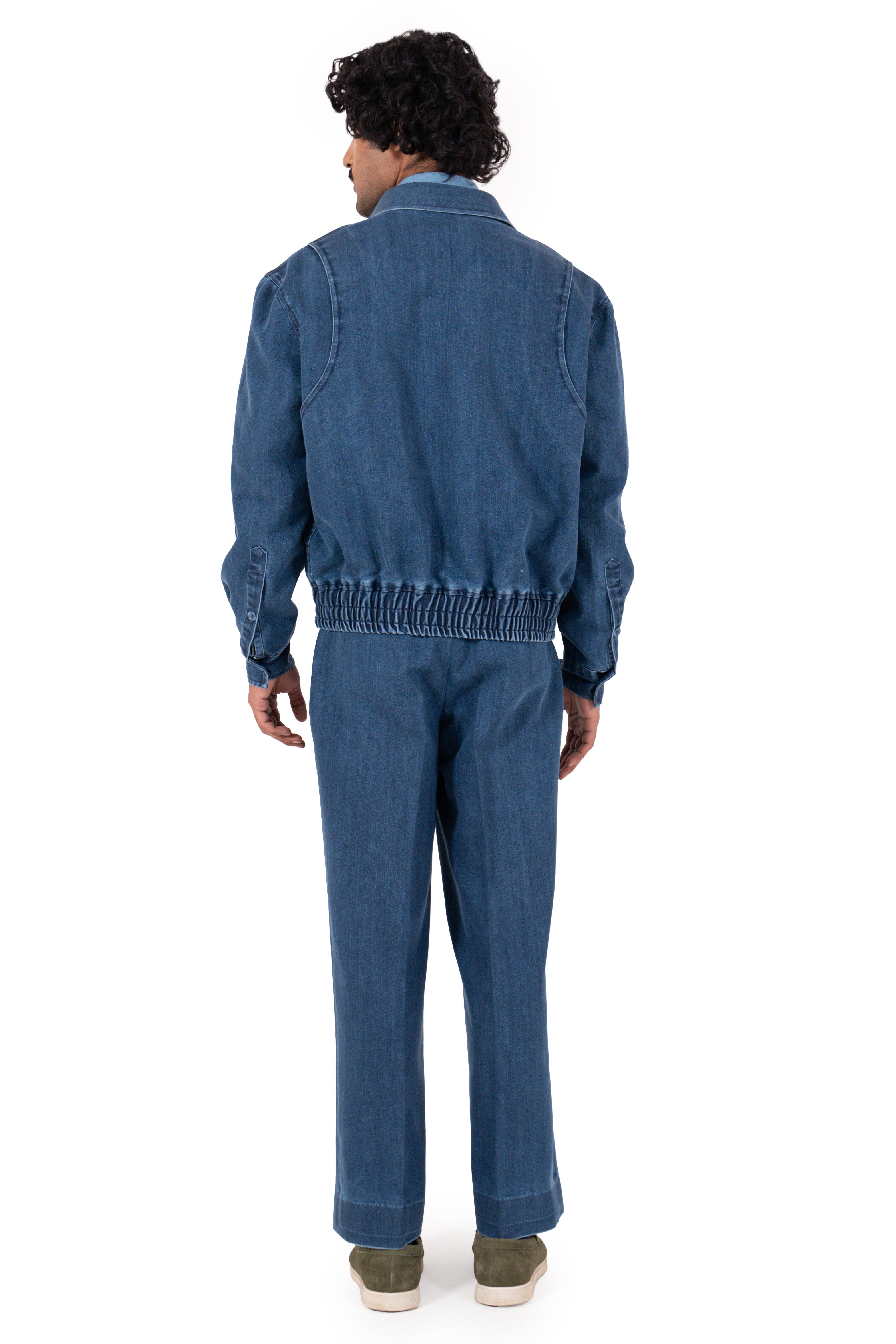 Bomber Jacket in Denim