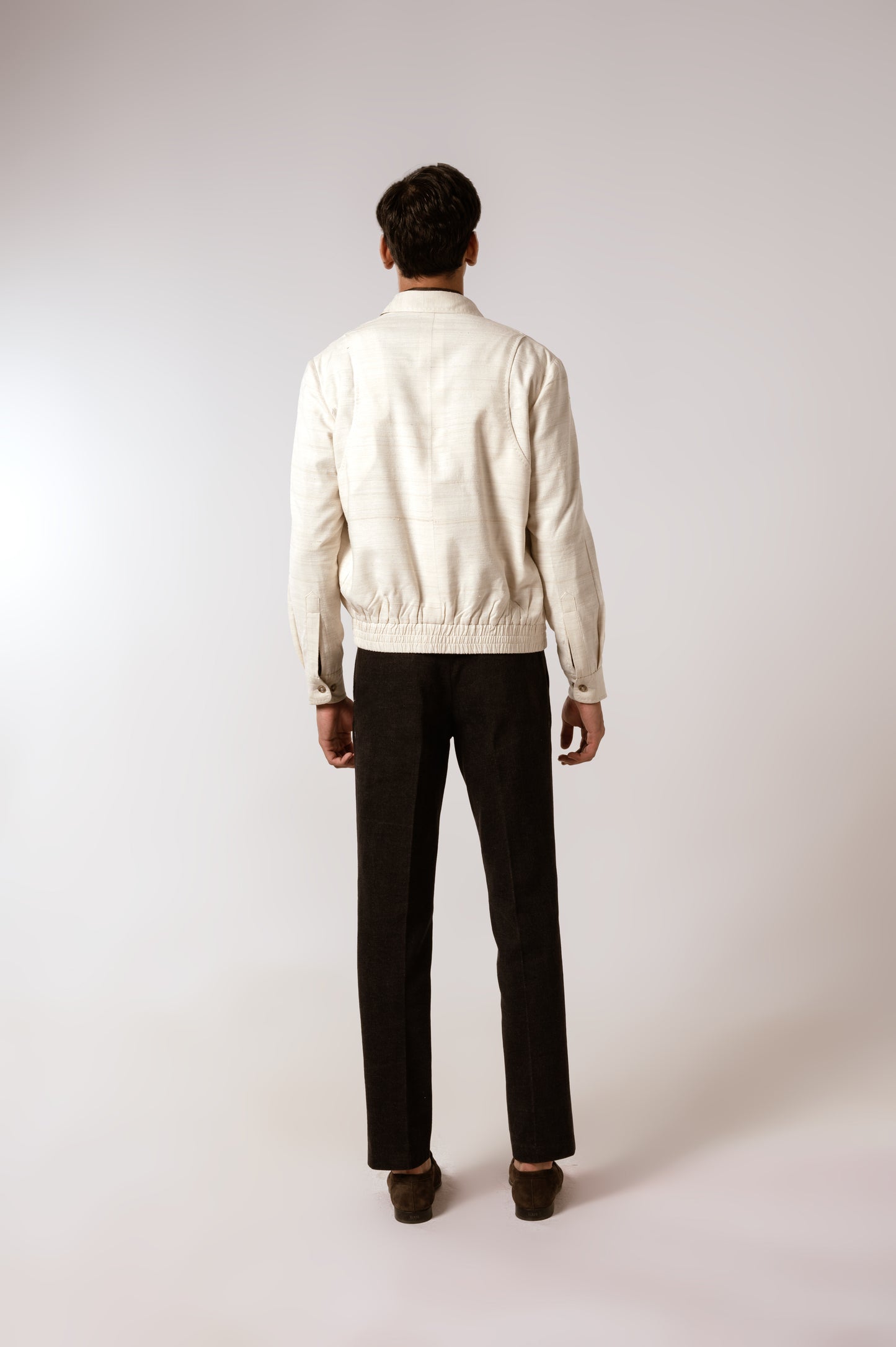 Bomber Jacket In Peace Silk