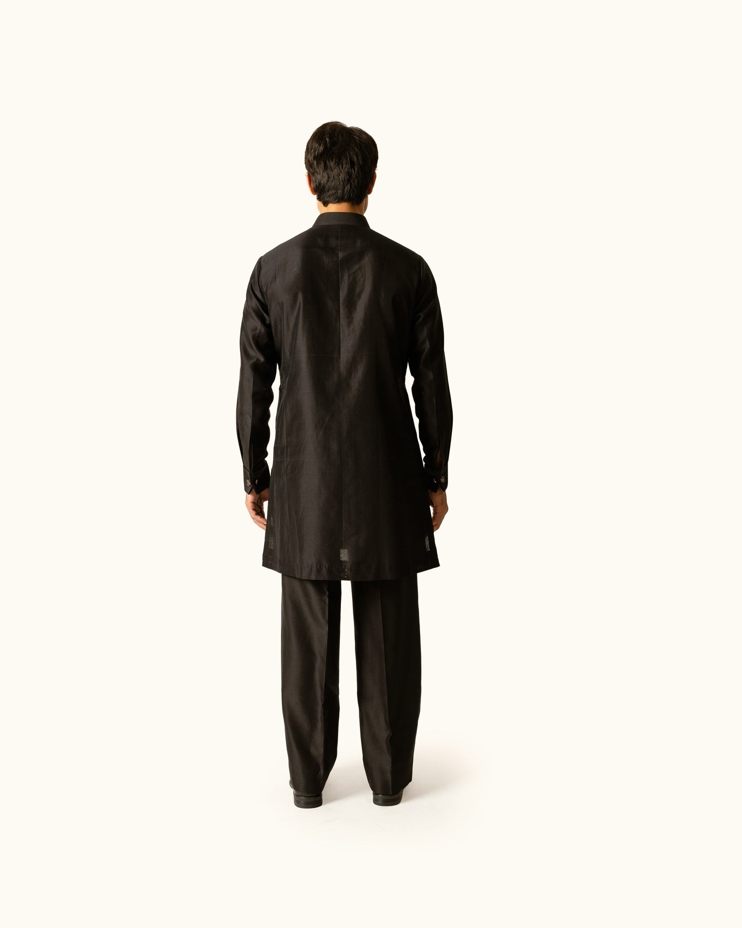 Black Neckline Embroideres Kurta