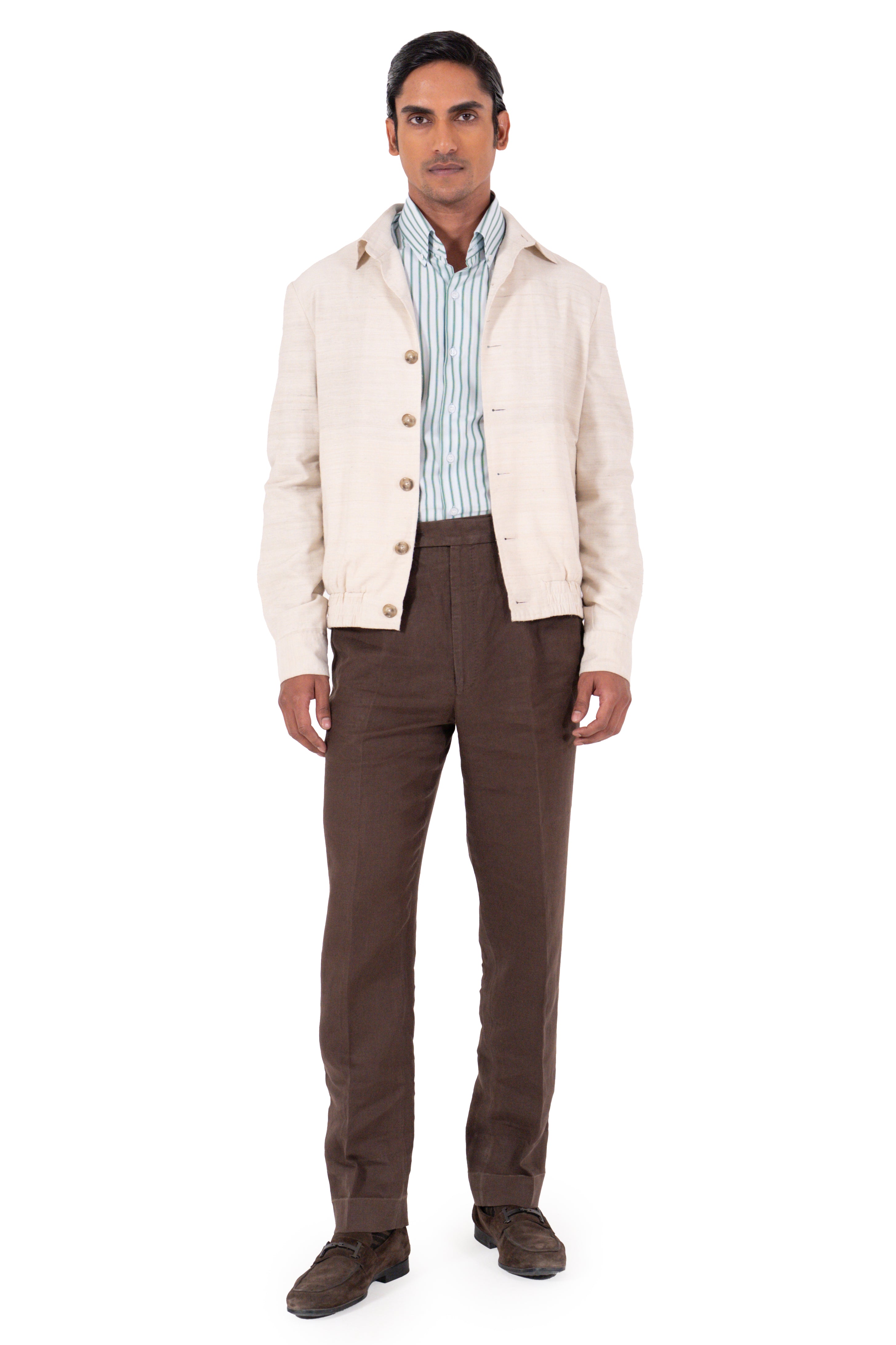 Bomber Jacket In Peace Silk