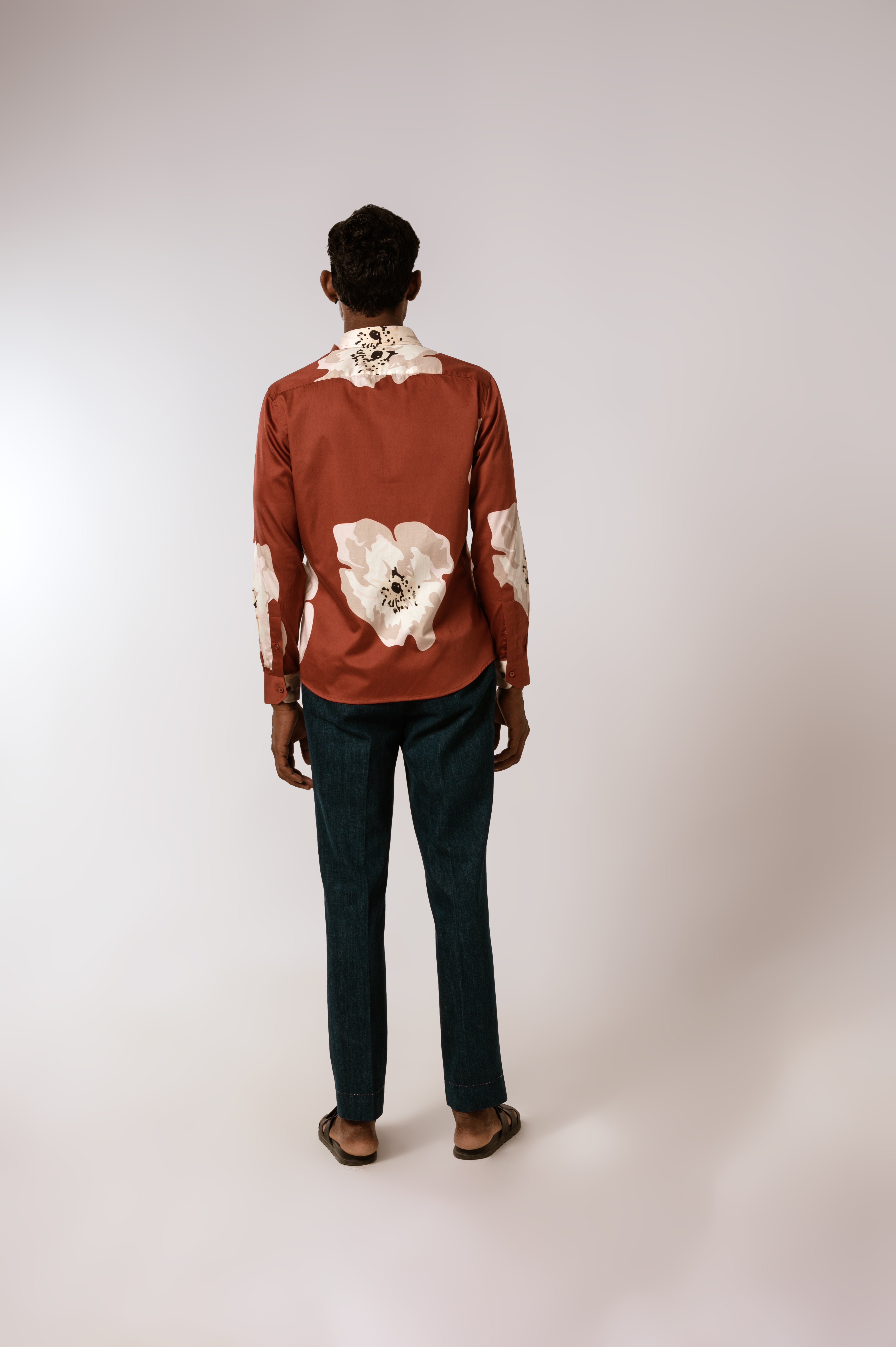 Terracotta Shirt in cotton