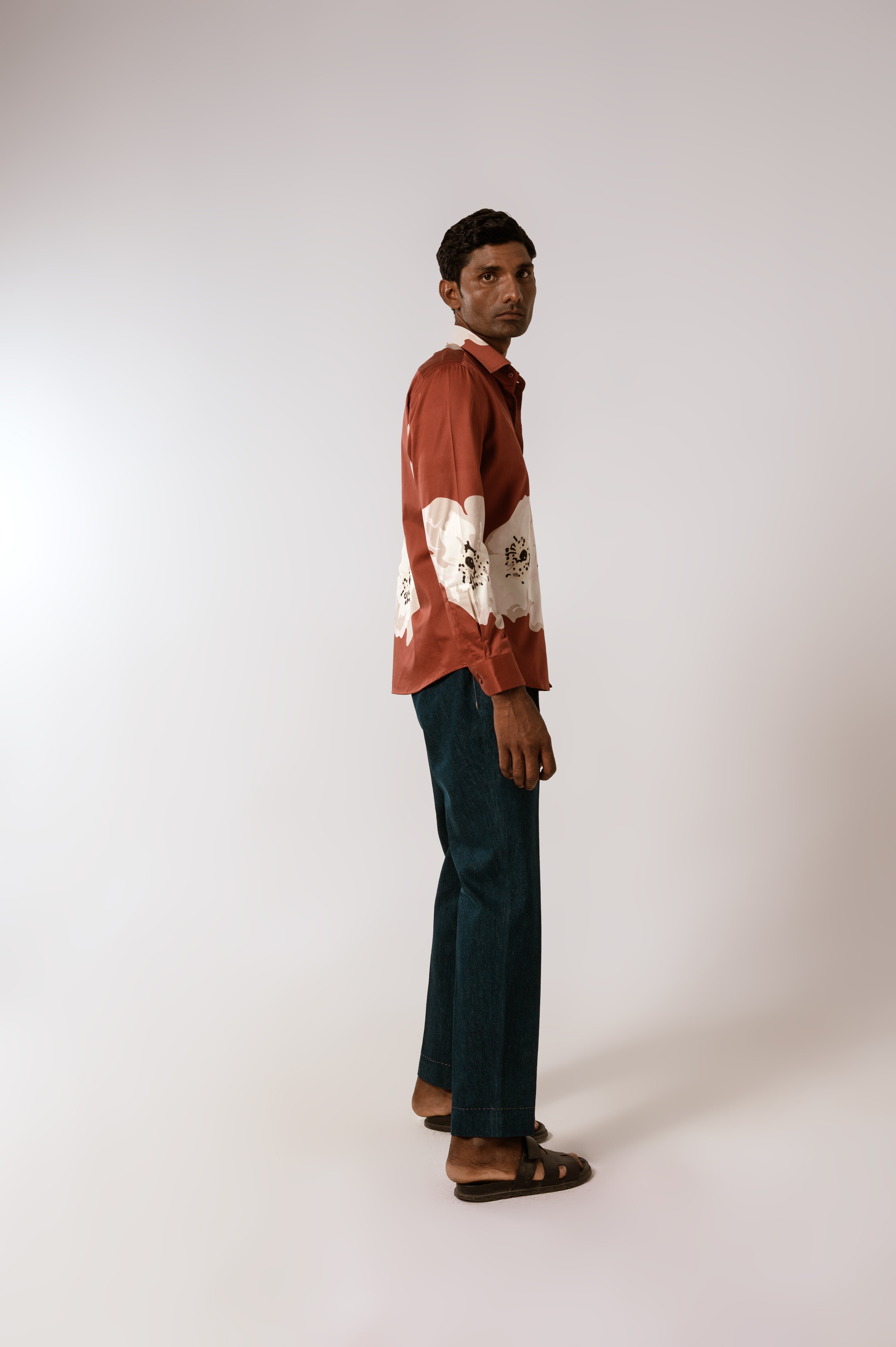 Terracotta Shirt in cotton