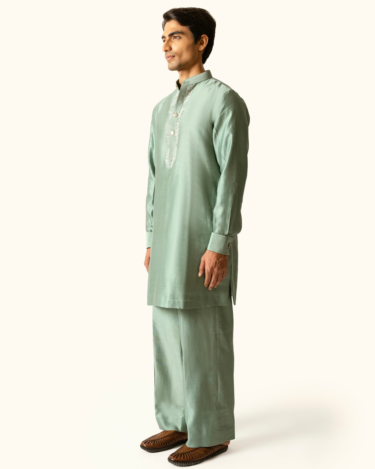 Sage green Kurta