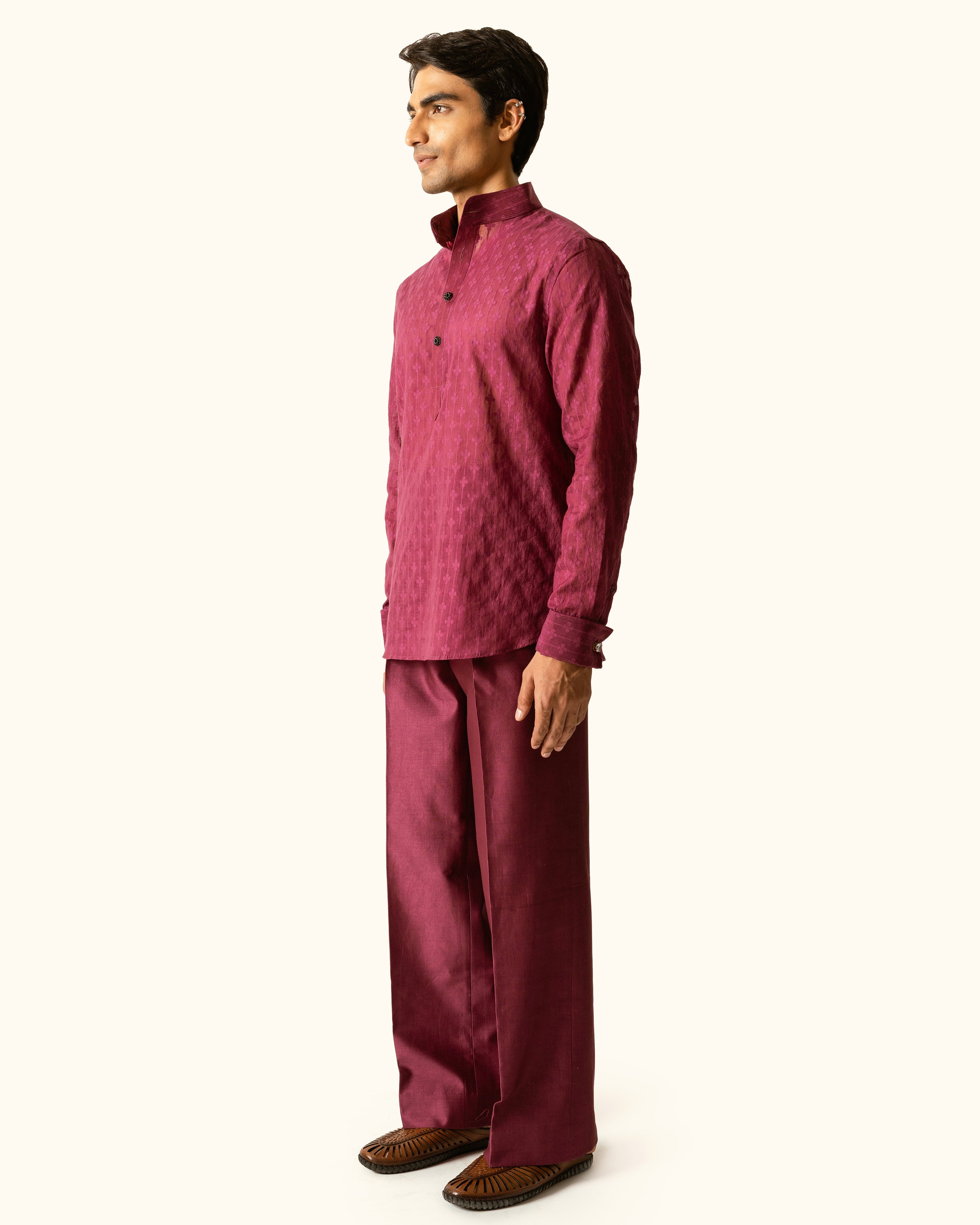 Berry Pop Over Shirt