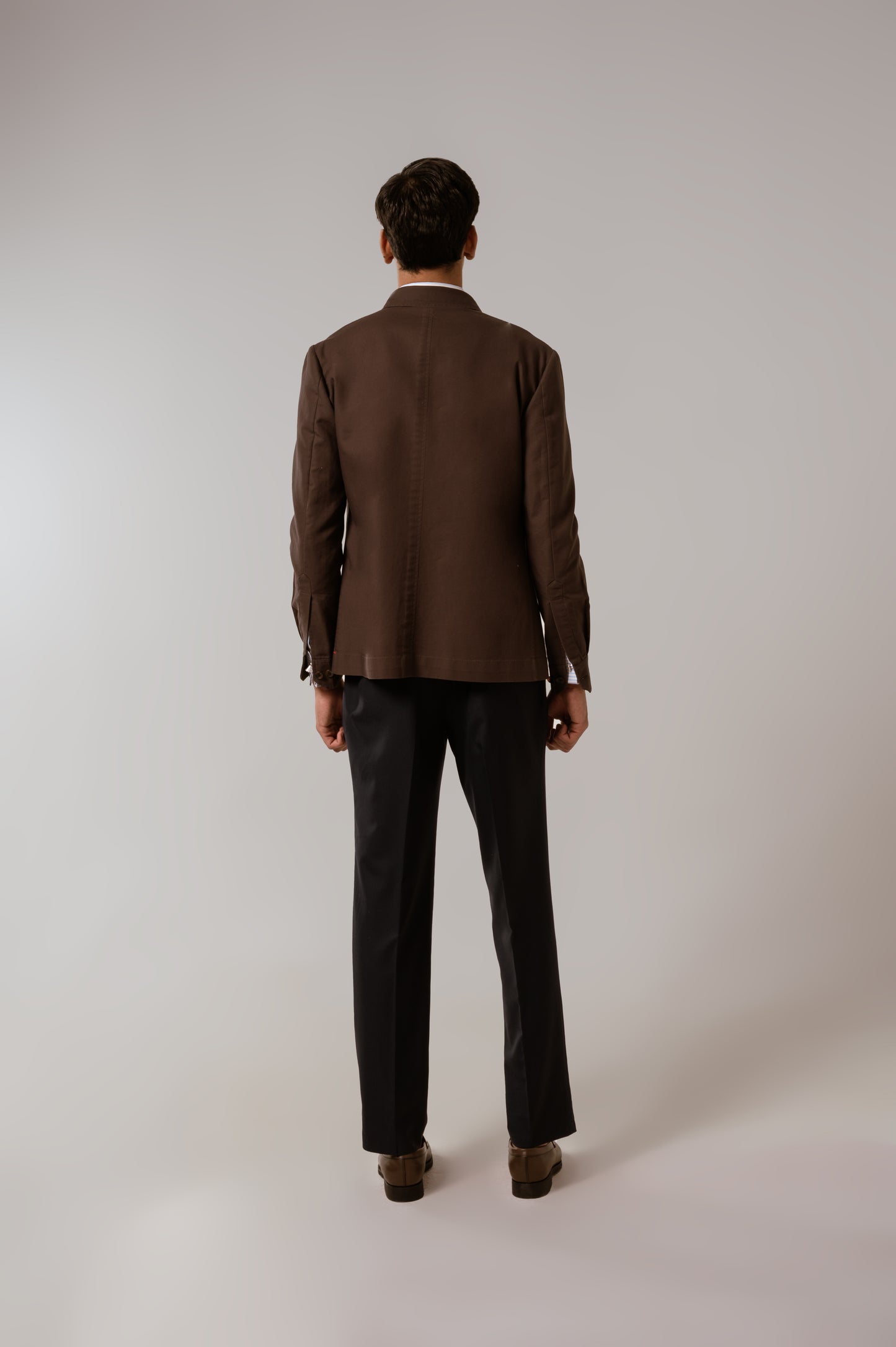 Worker Jacket in Chocolate Brown
