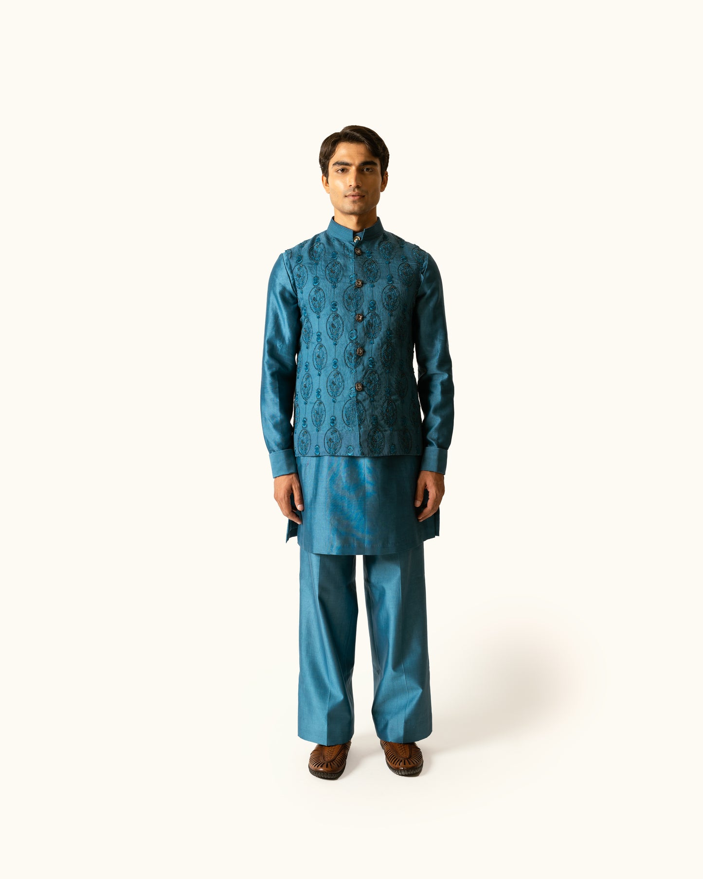 Indigo Diesel Overall Embroidery Sadri
