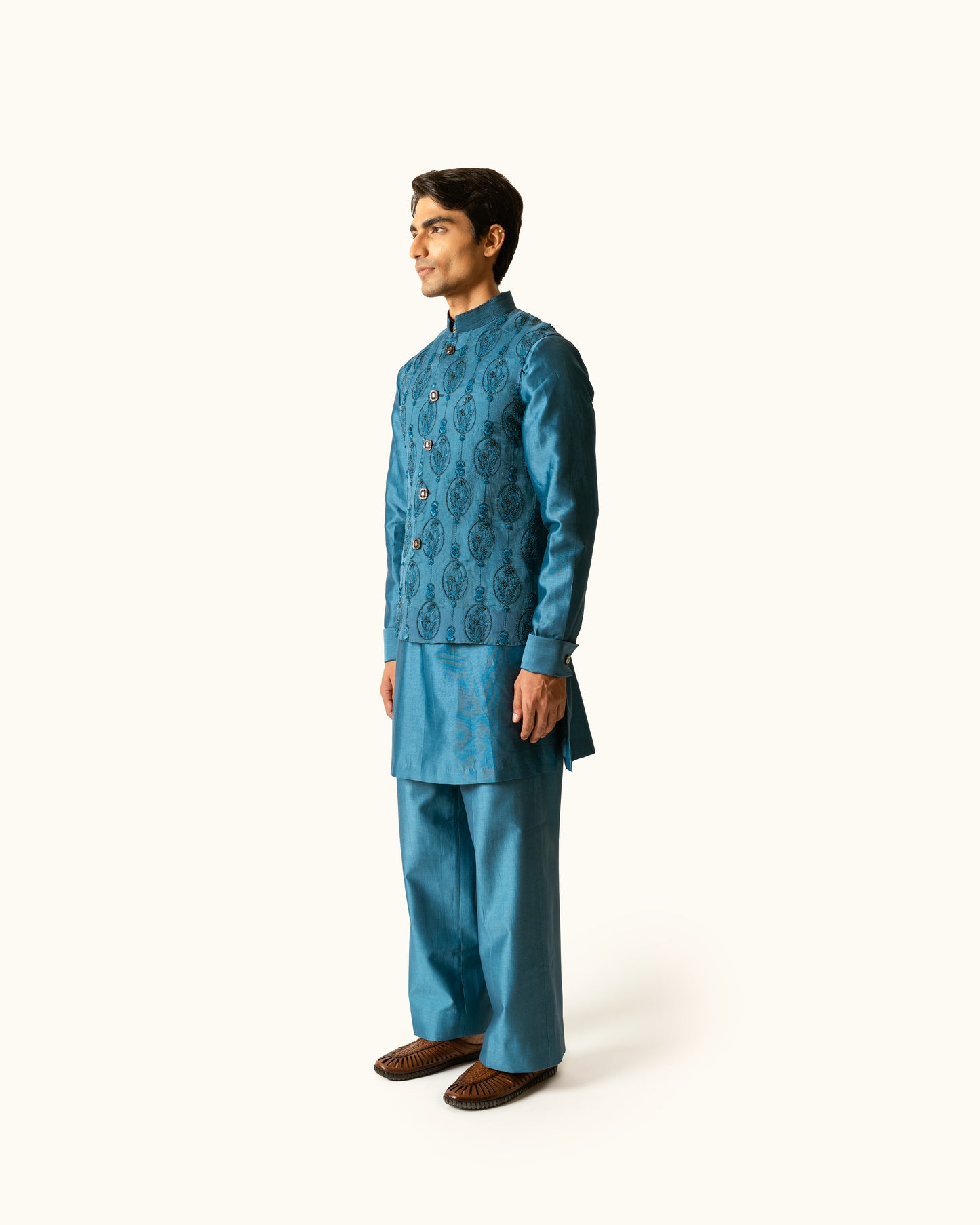 Indigo Diesel Overall Embroidery Sadri