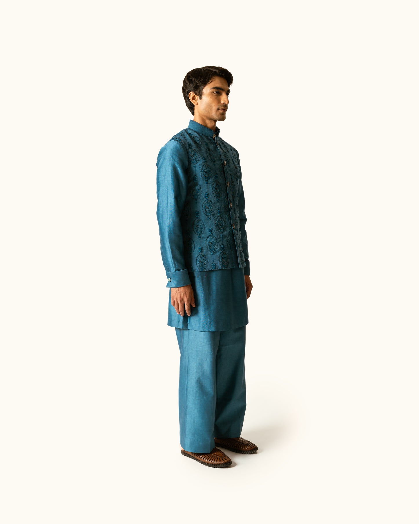 Indigo Diesel Overall Embroidery Sadri