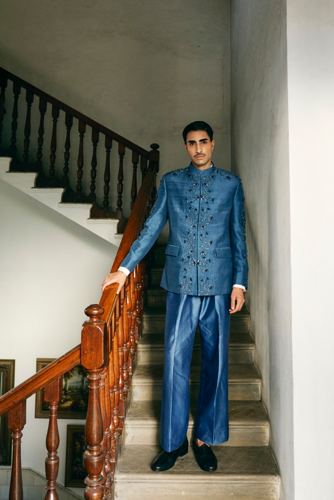 Indigo Diesel Overall Embroidery Sadri