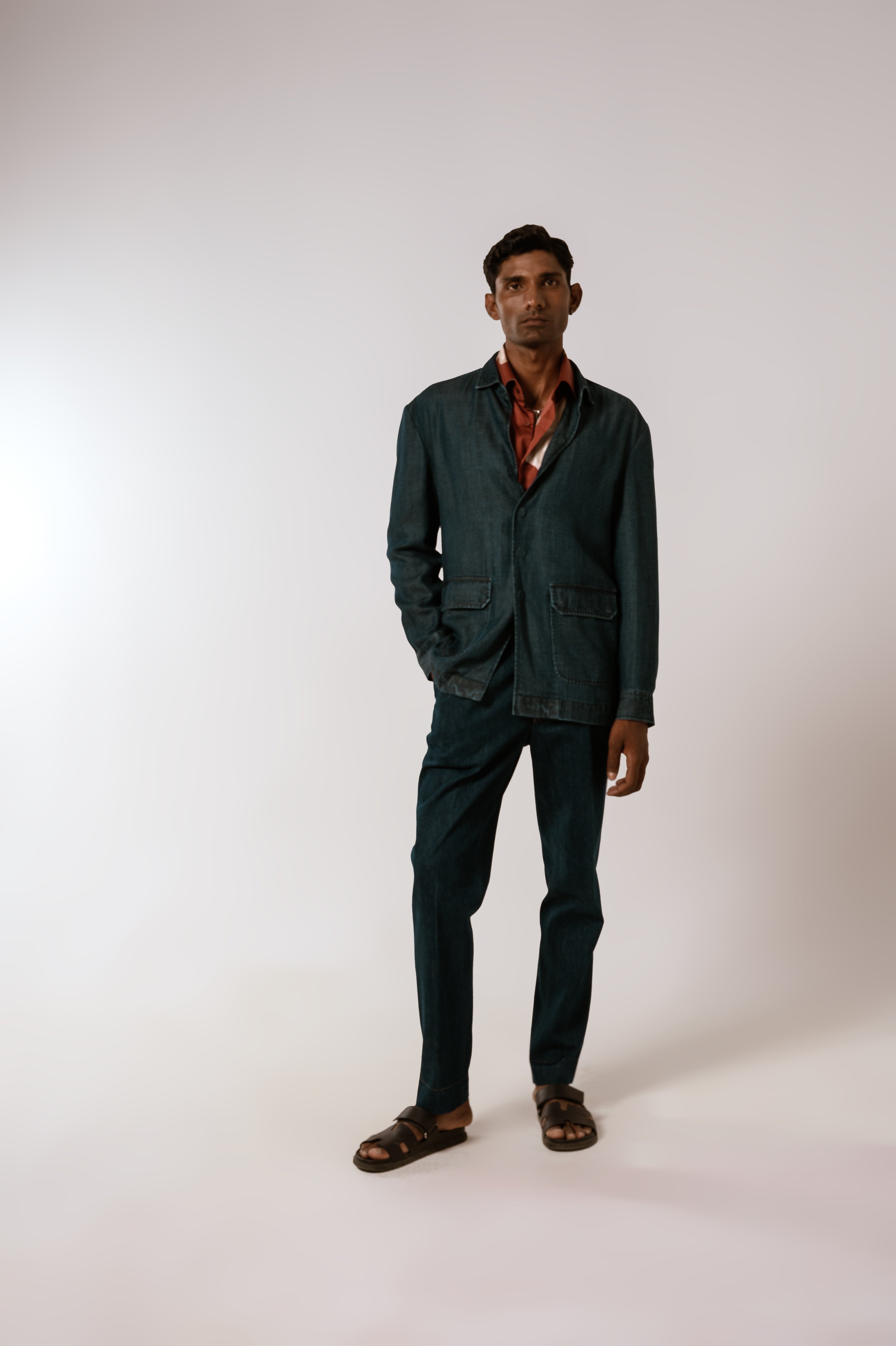 Magnet Jacket In Denim