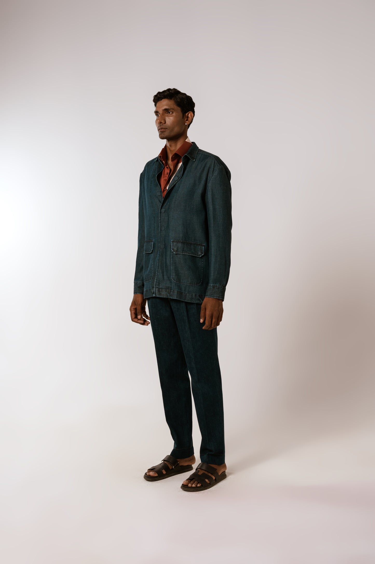 Magnet Jacket In Denim