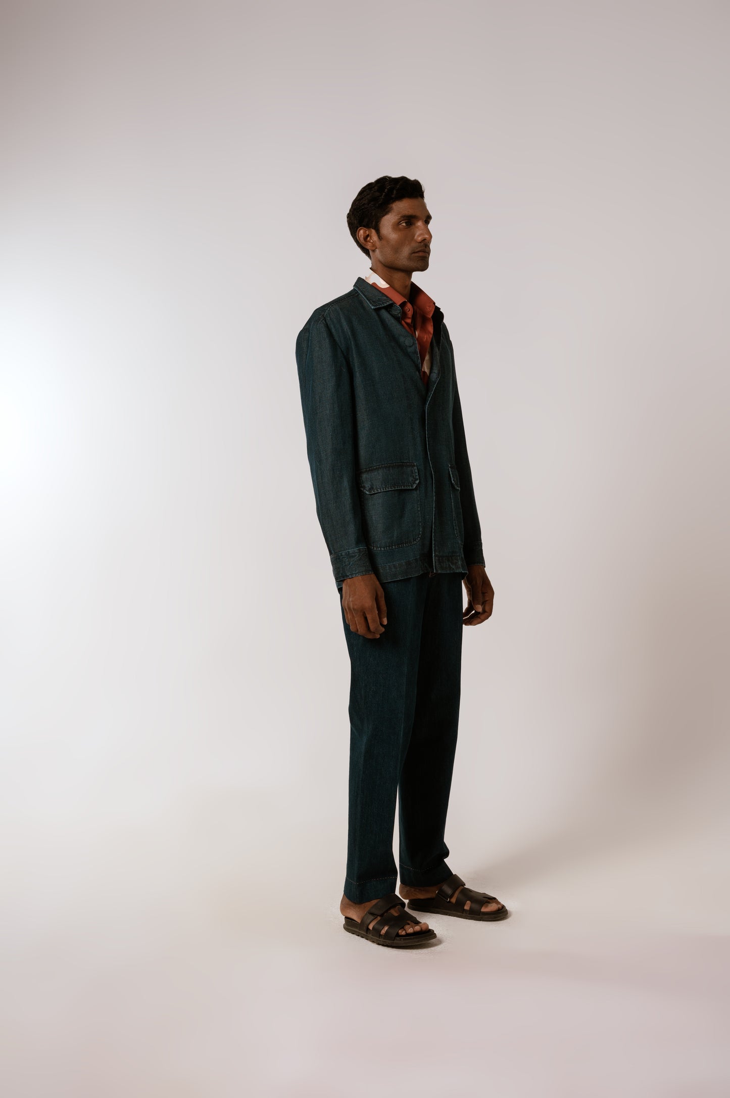 Magnet Jacket In Denim