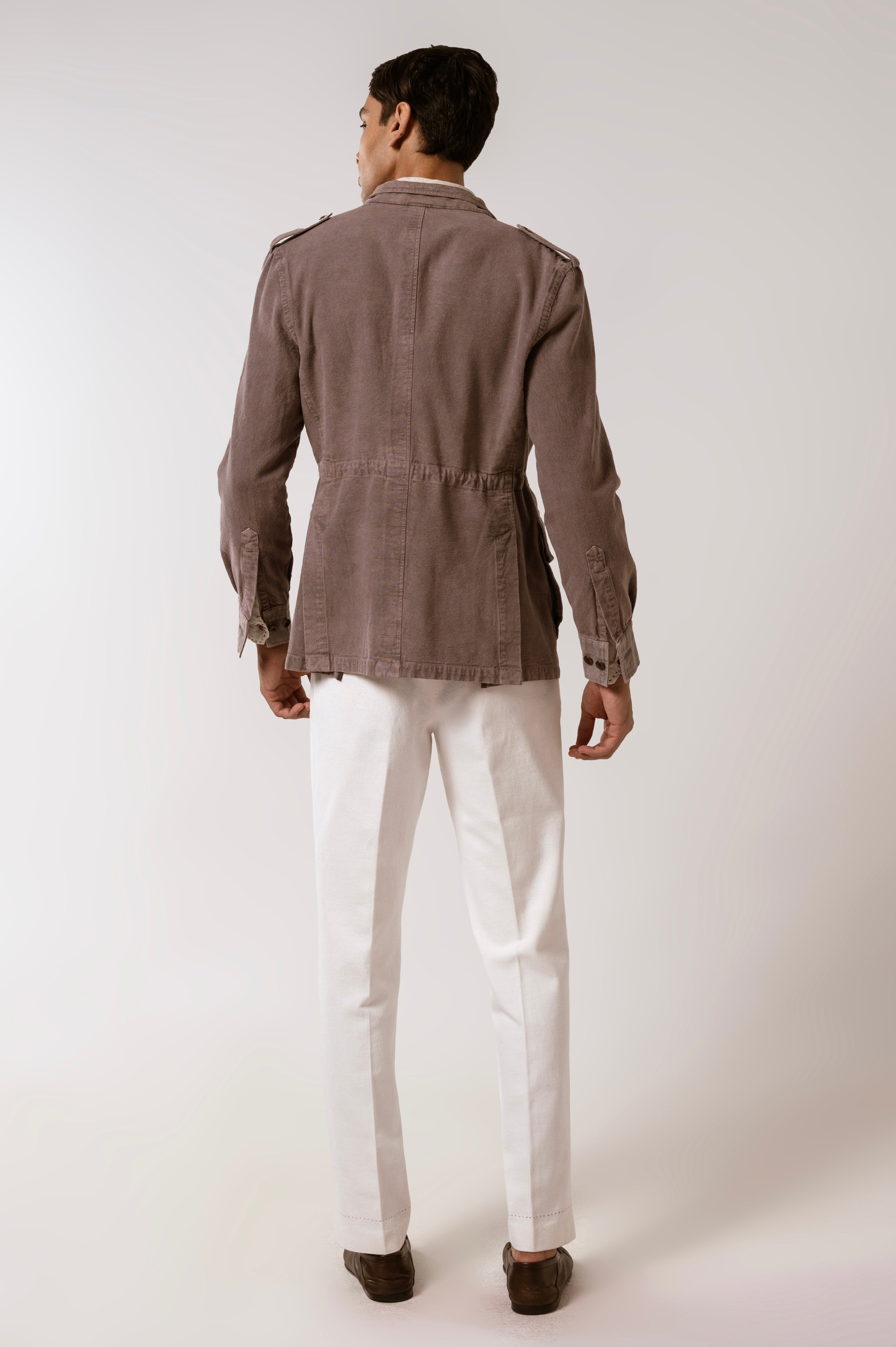 Raam Jacket In Mousse Canvas