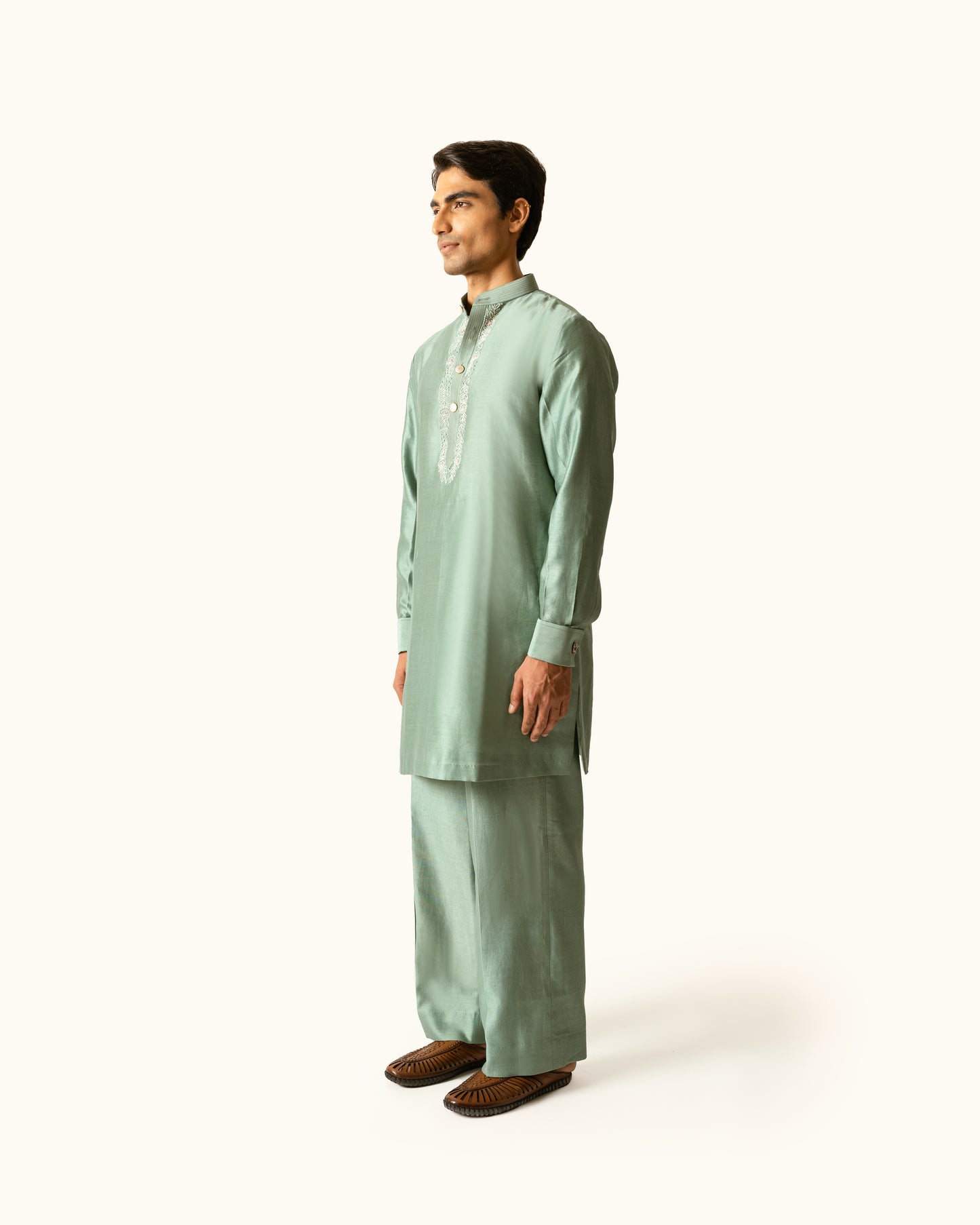 Sage green Kurta