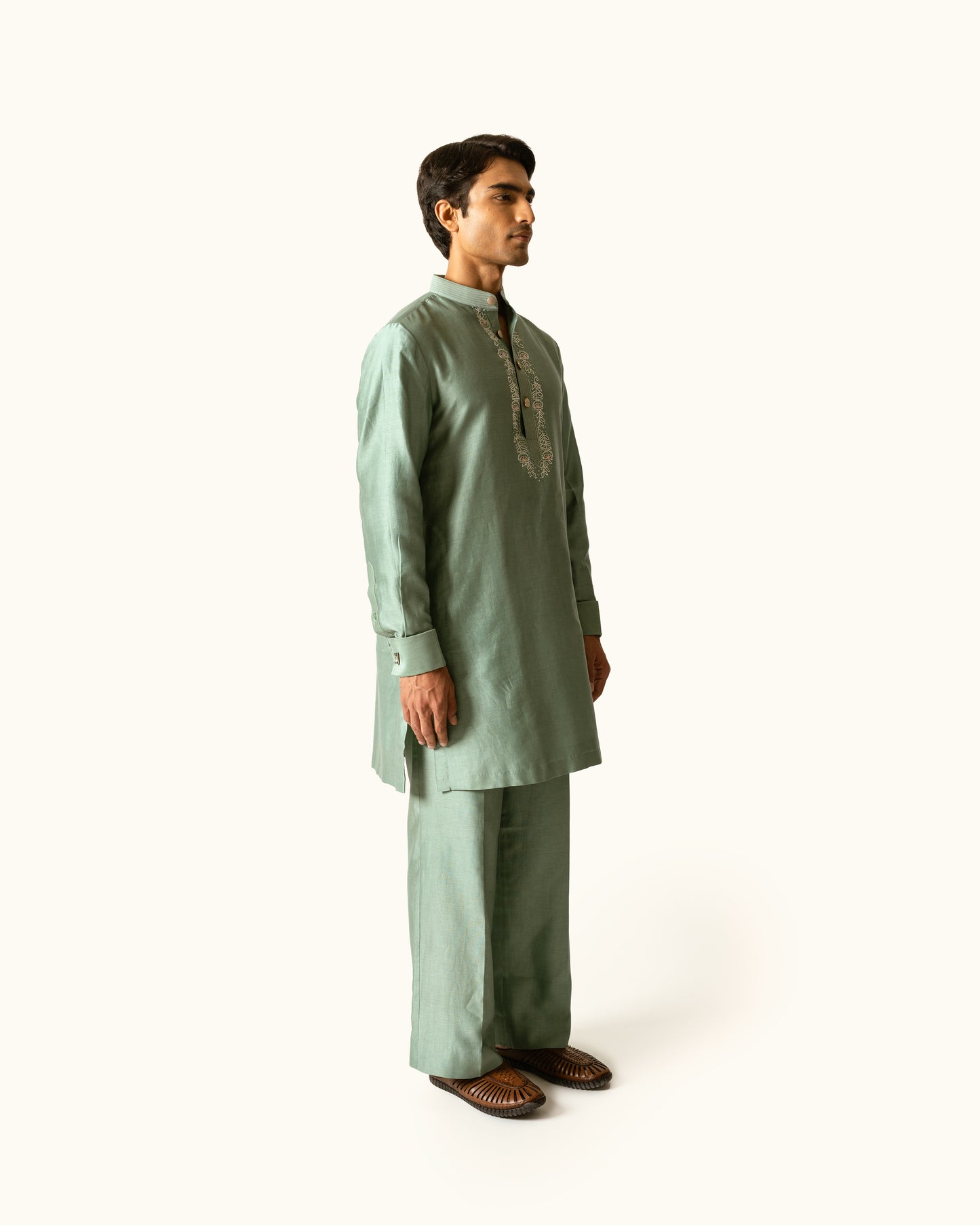 Sage green Kurta