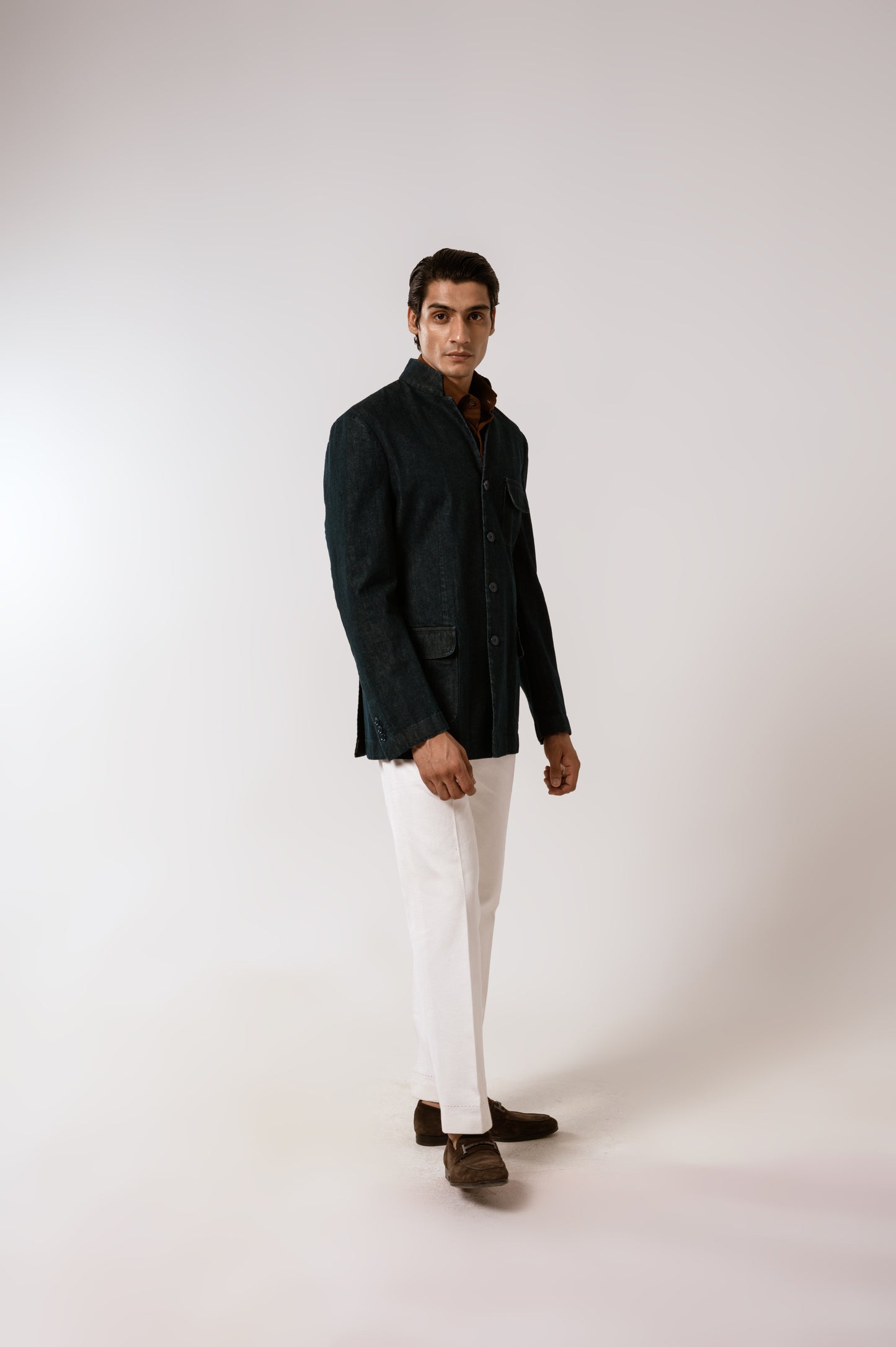 Stan Jacket In Blue Denim
