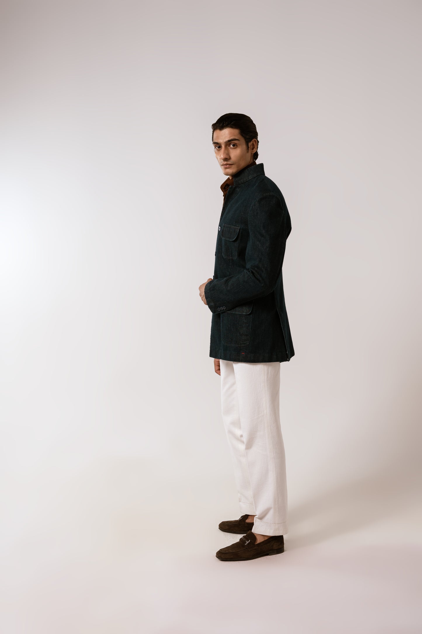 Stan Jacket In Blue Denim