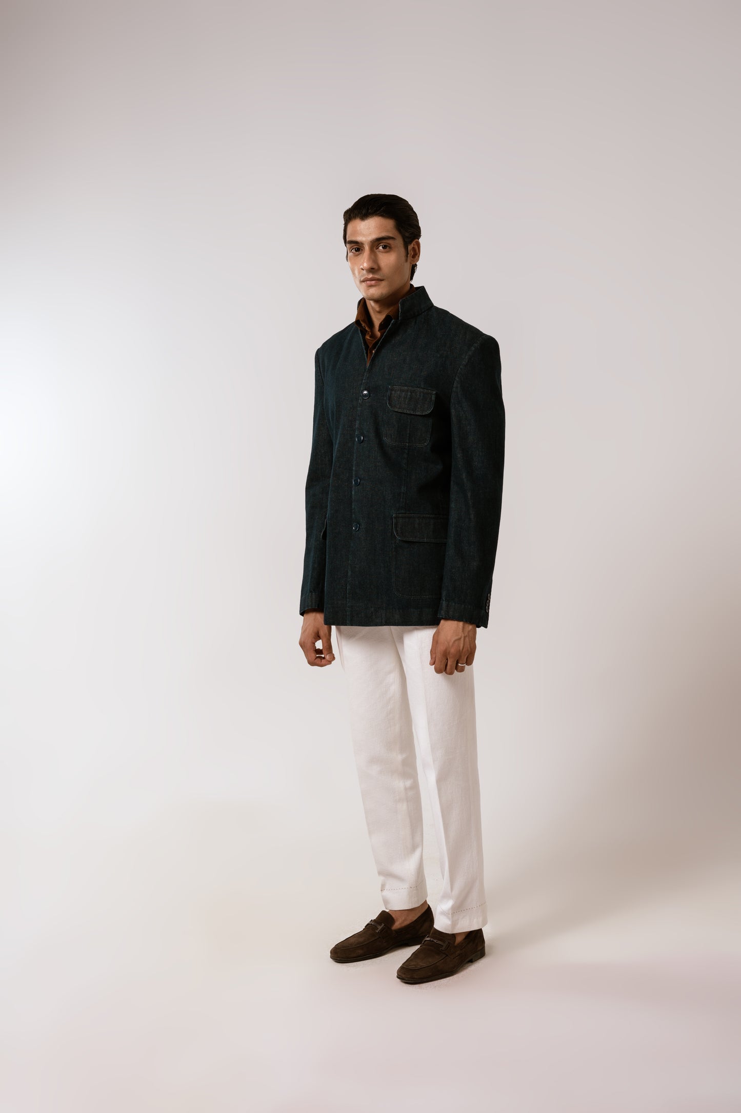 Stan Jacket In Blue Denim