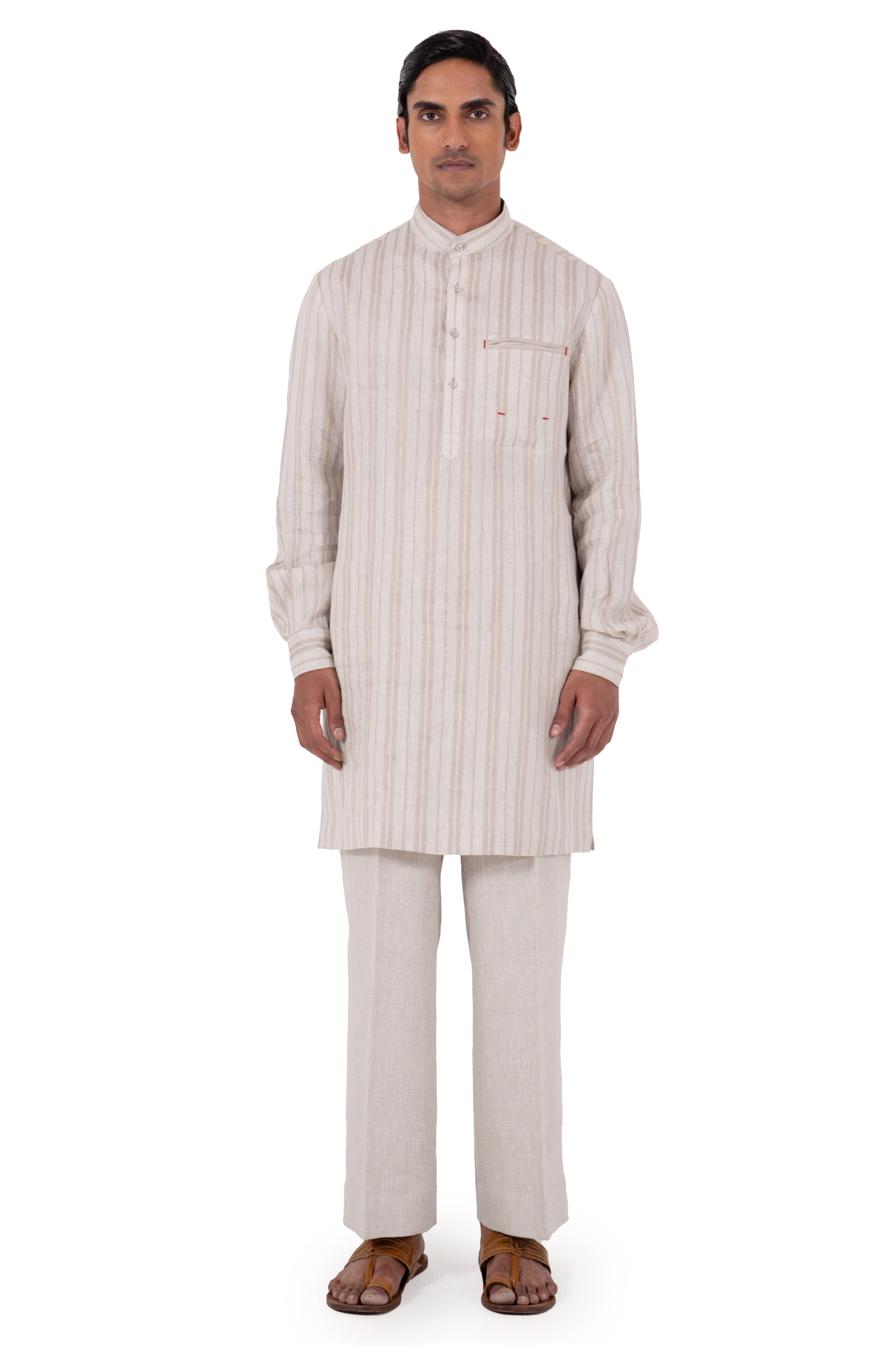 Stripe Bartack Kurta