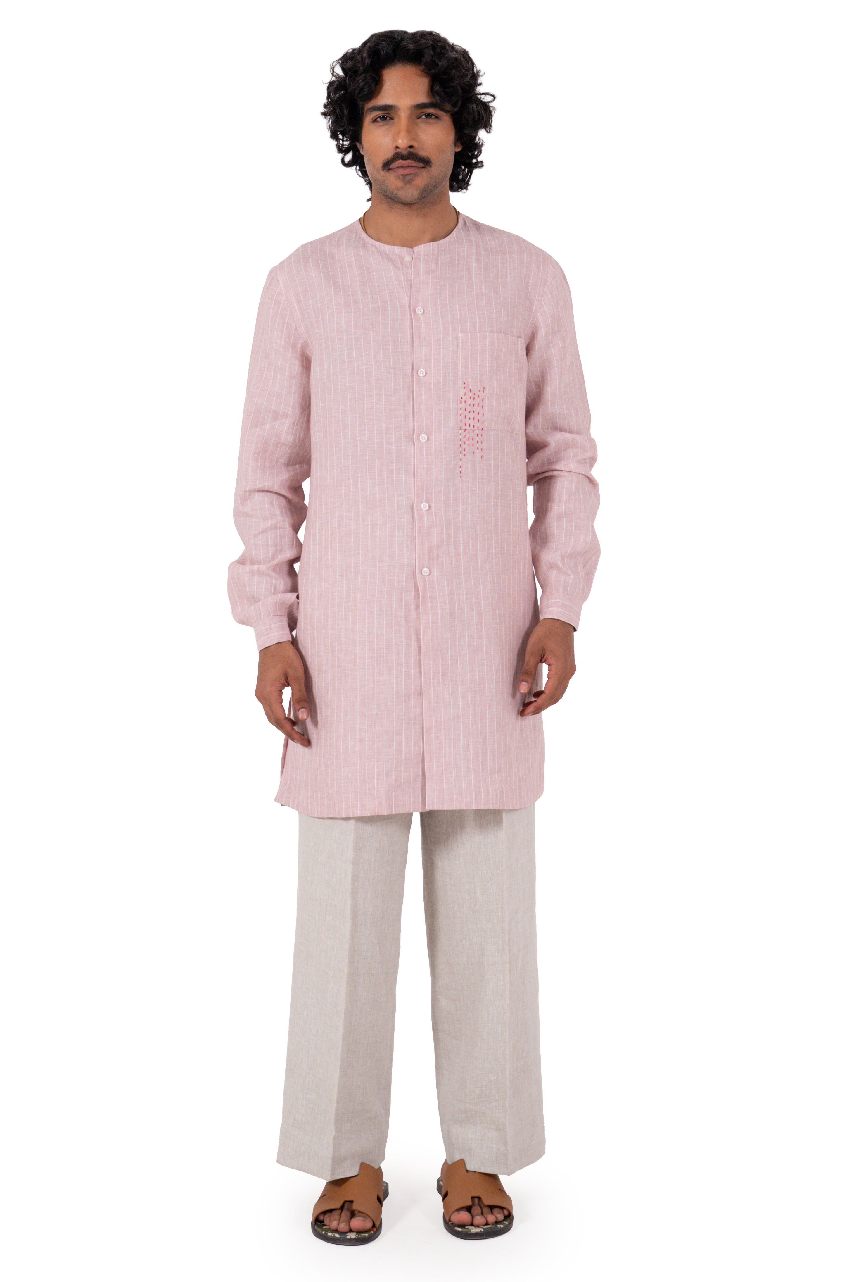 Tonal Stripe Kurta