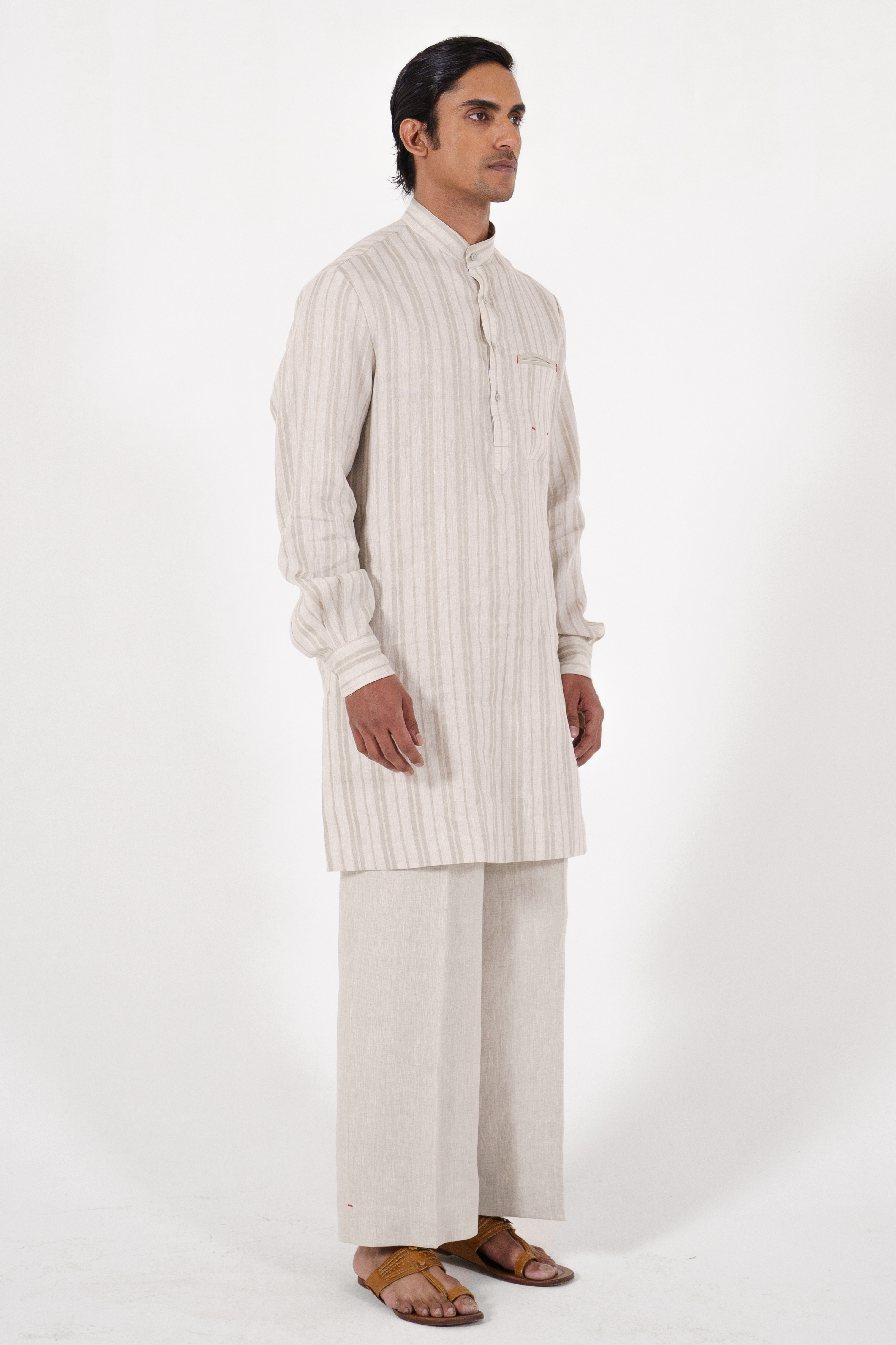 Stripe Bartack Kurta