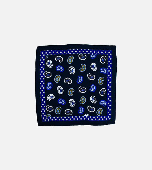 Blue paisley