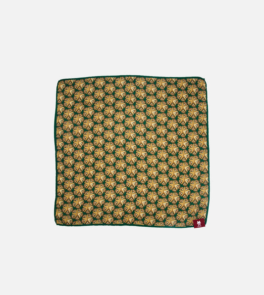 Green star fish print
