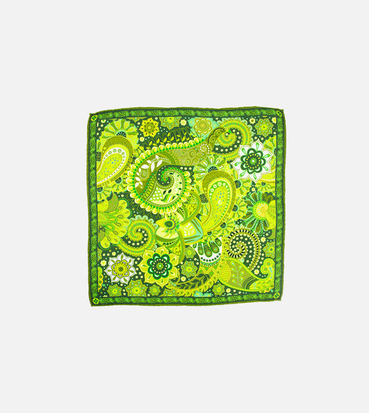 Floroscent Paisley print