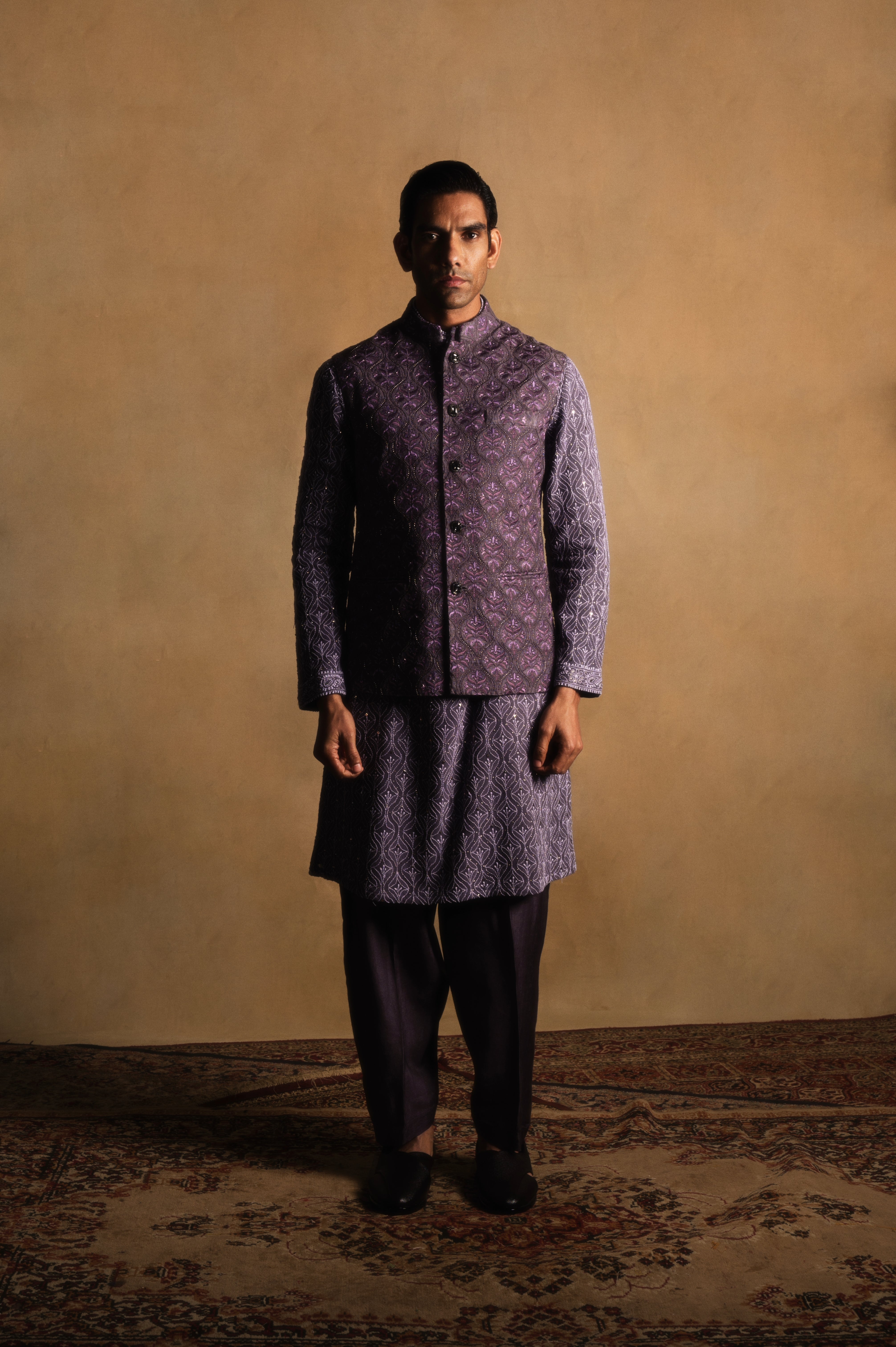 Cutdana Sadri in Smoked Amethyst