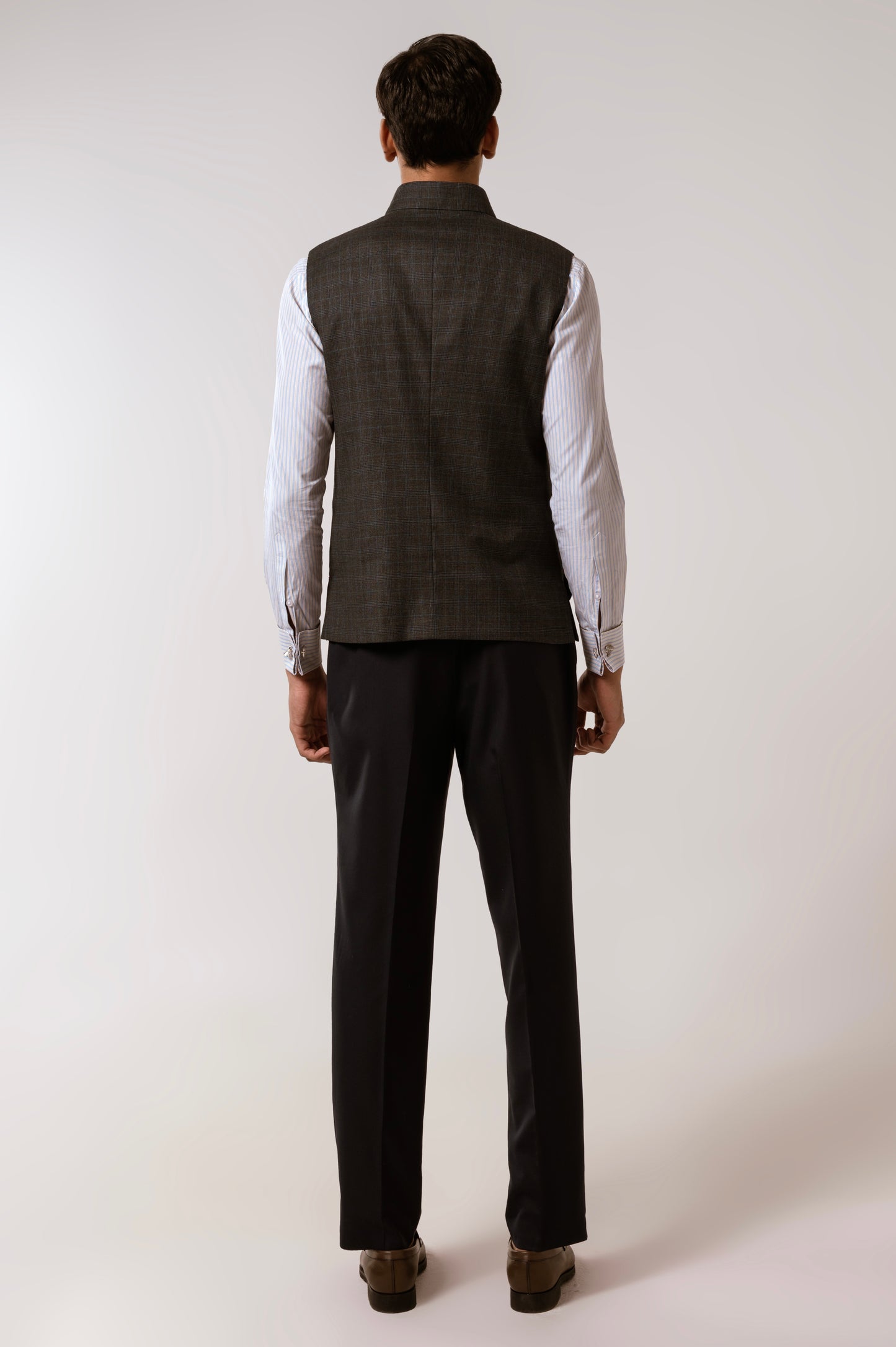 Sadri In Grey Tropical Wool