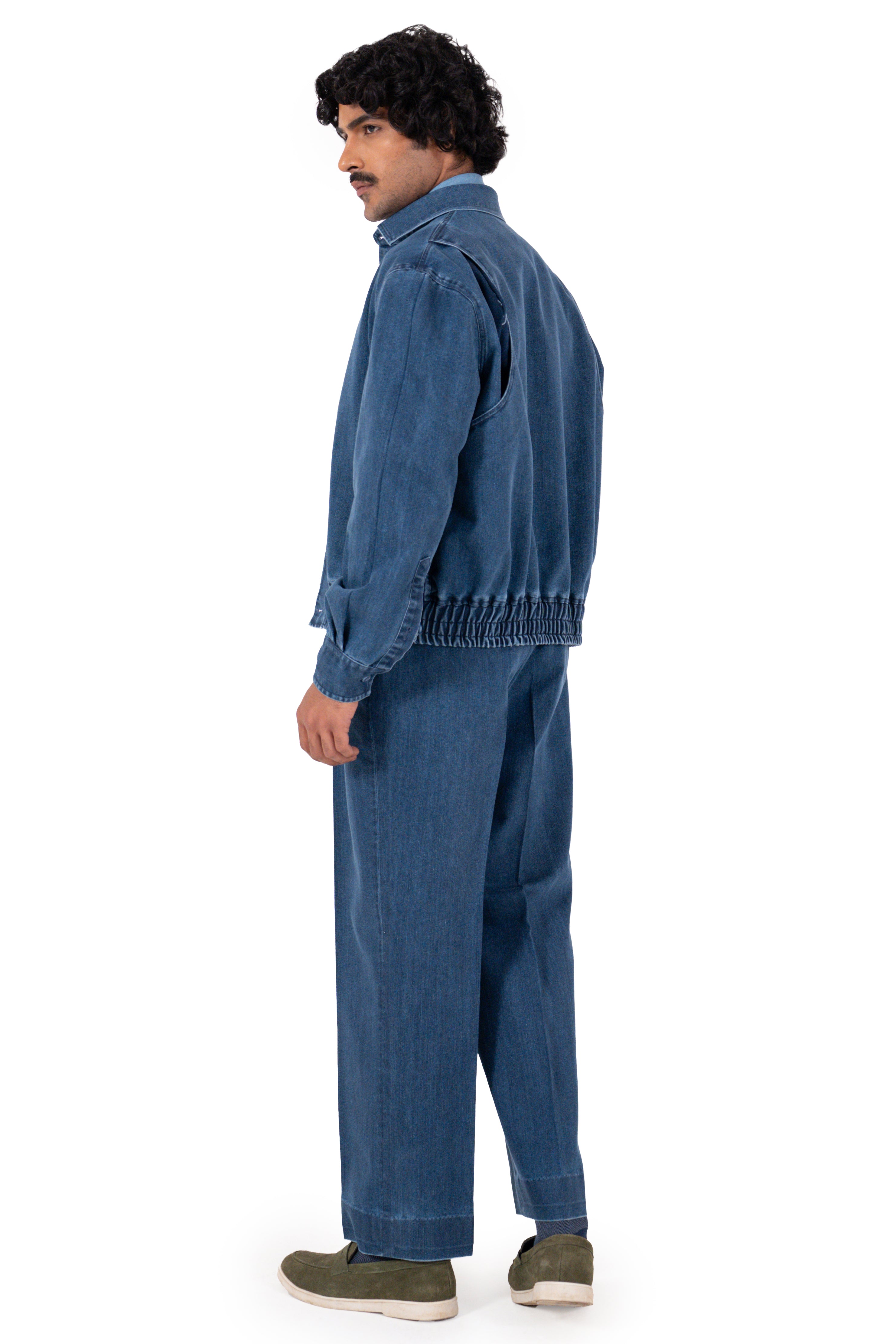 Bomber Jacket in Denim