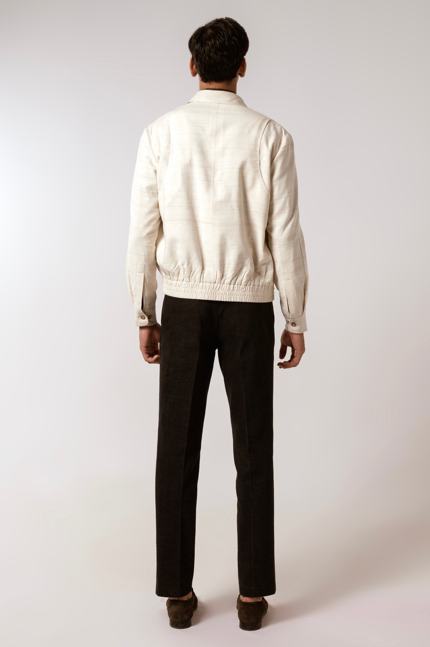 Bomber Jacket In Peace Silk