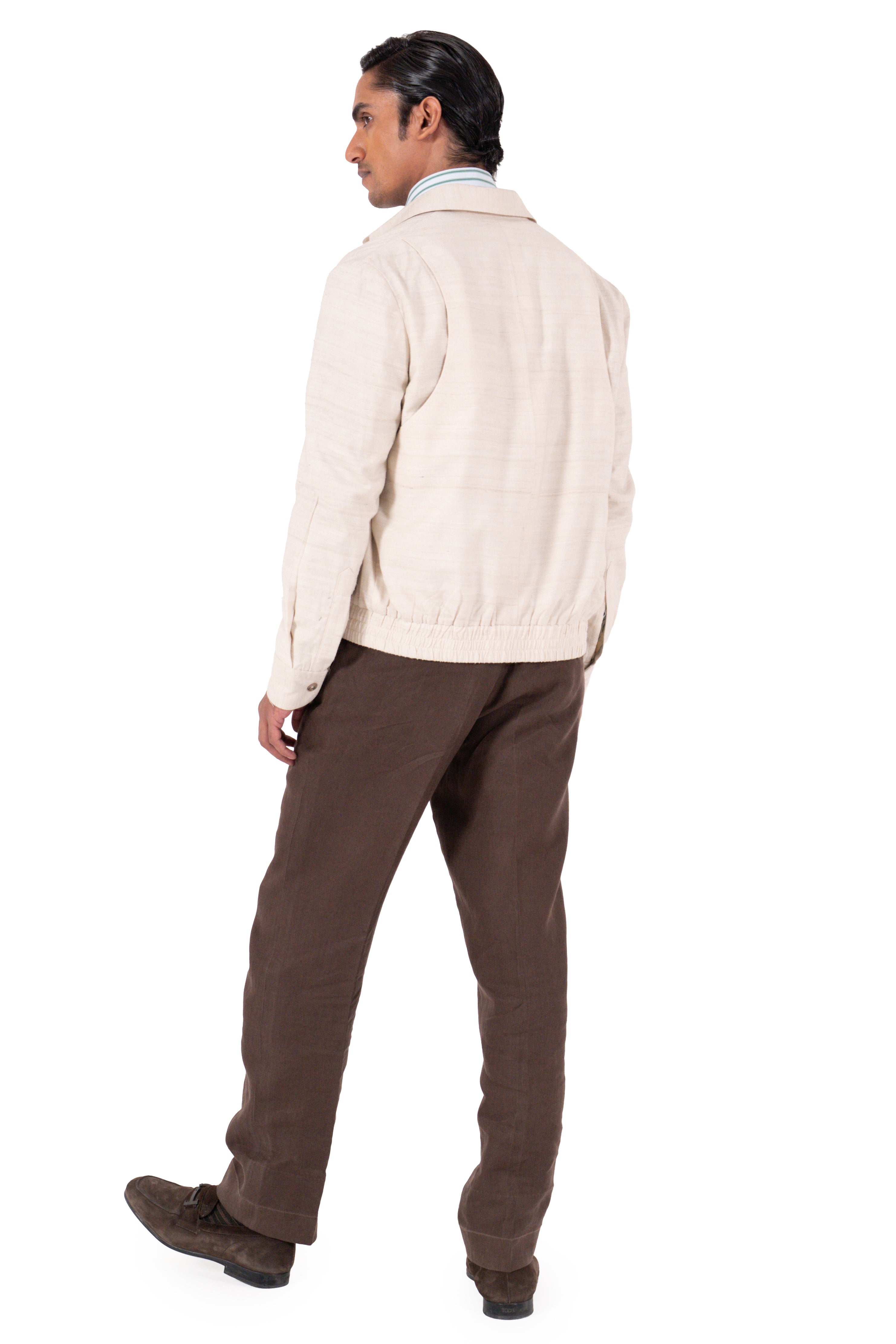 Bomber Jacket In Peace Silk