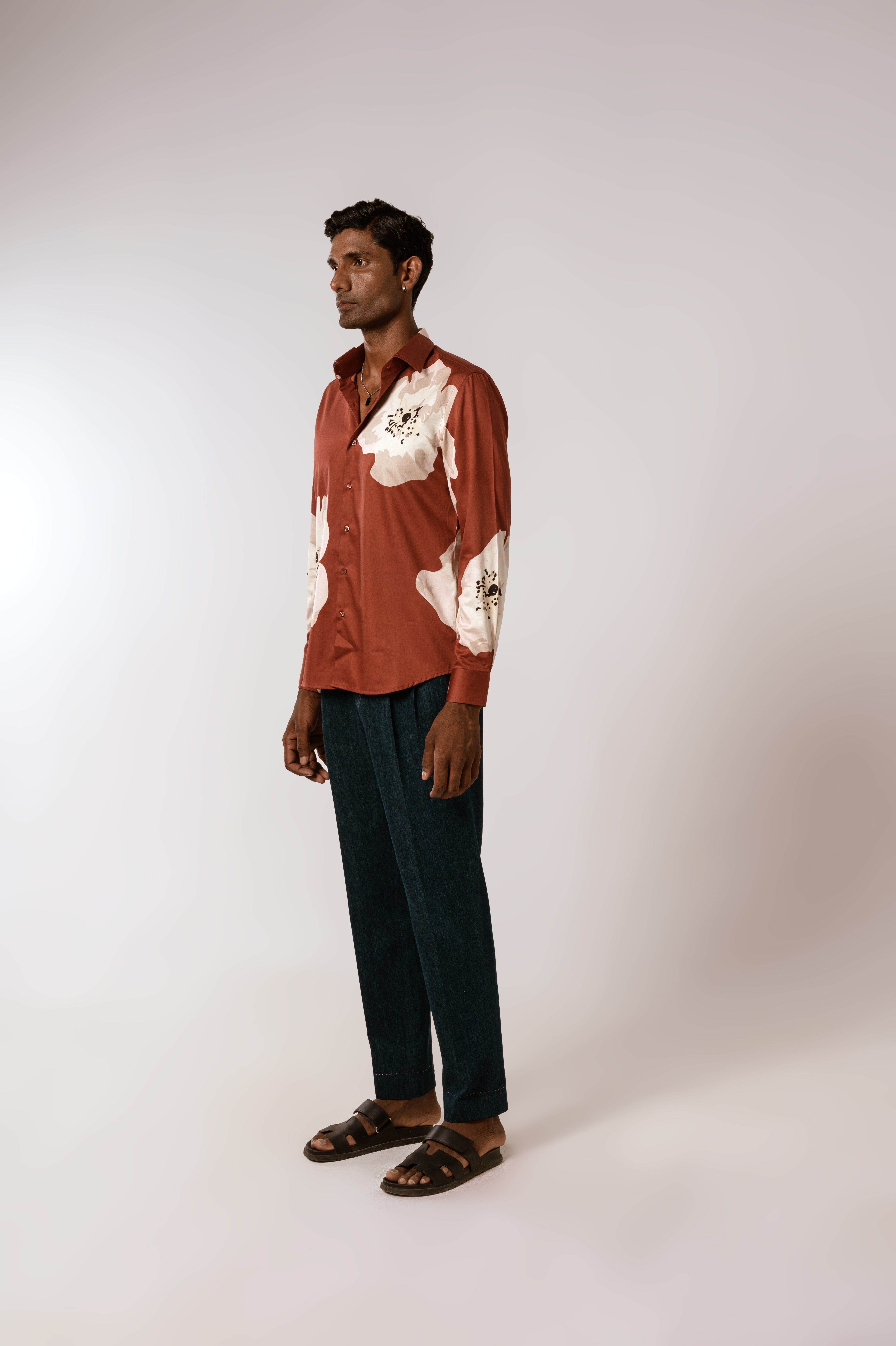 Terracotta Shirt in cotton