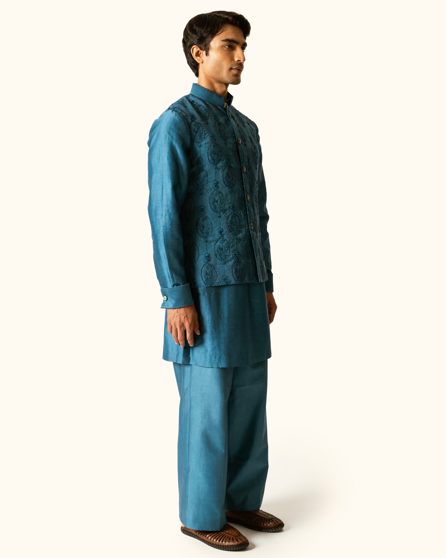 Indigo Diesel Overall Embroidery Sadri