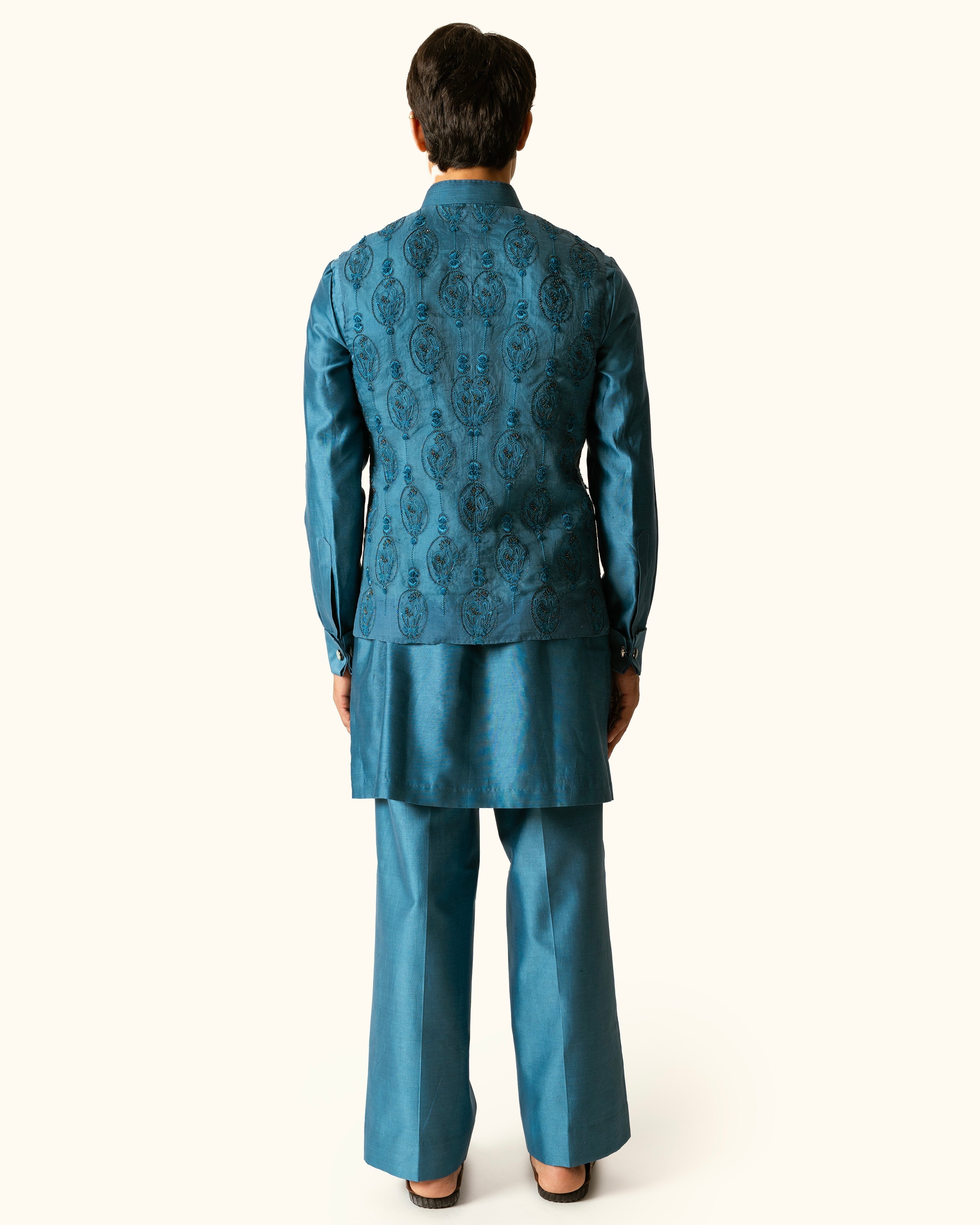 Indigo Diesel Overall Embroidery Sadri