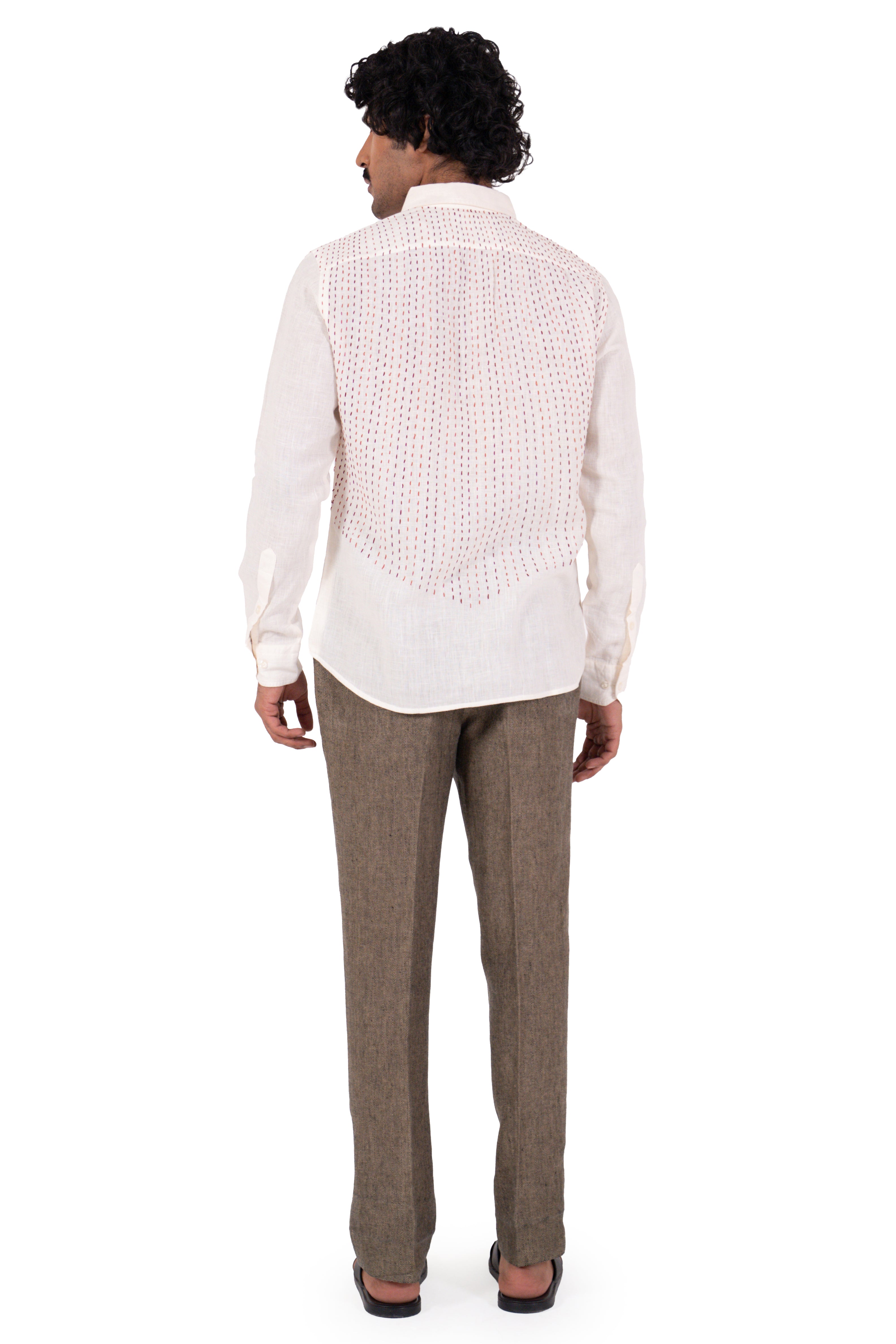 Falling Kantha Shirt