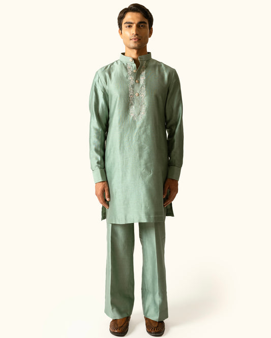 Sage green Kurta
