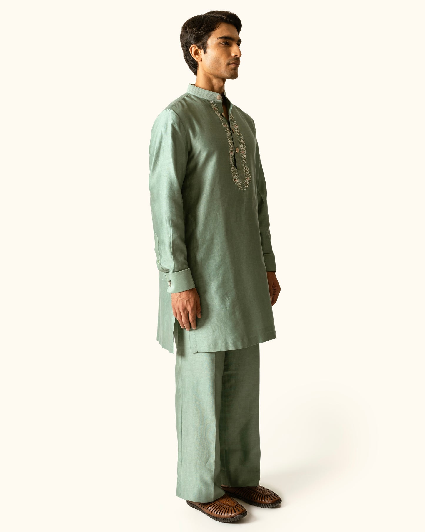 Sage green Kurta