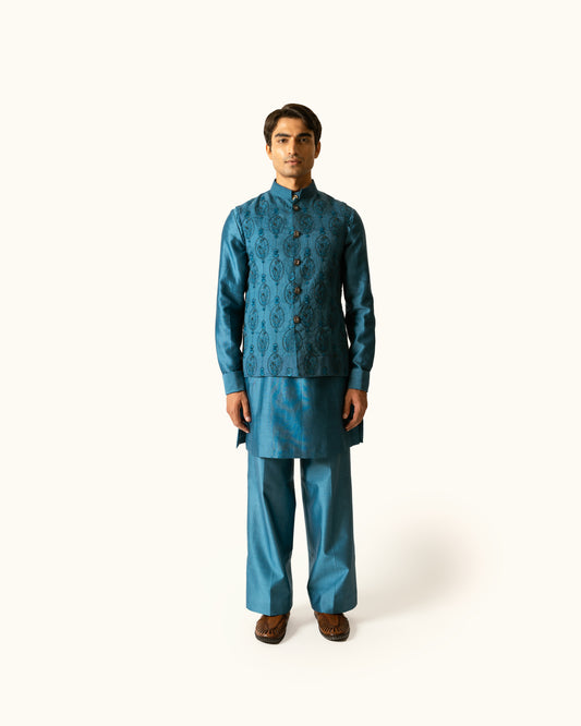 Indigo Diesel Overall Embroidery Sadri