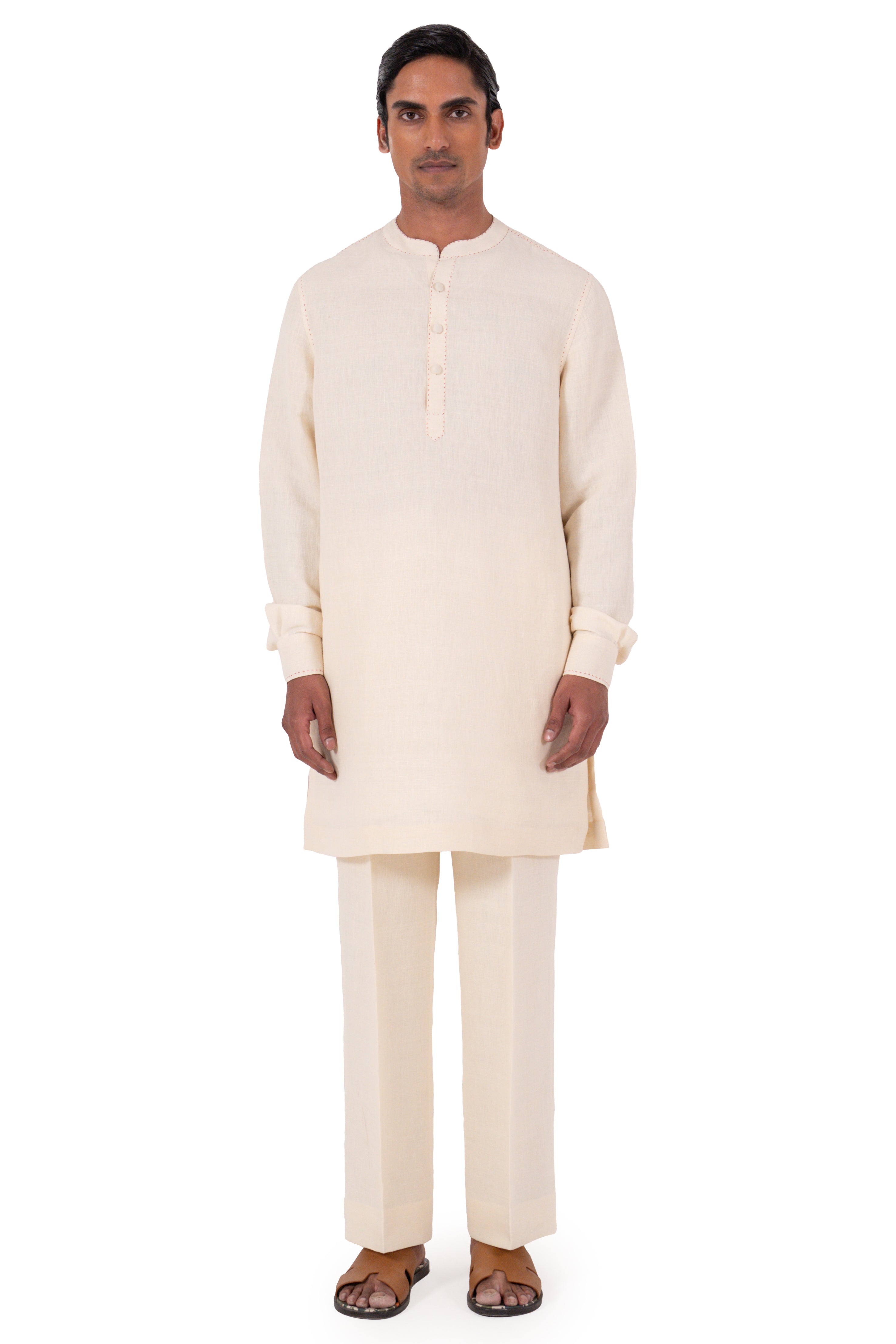 Kantha Khadi Kurta