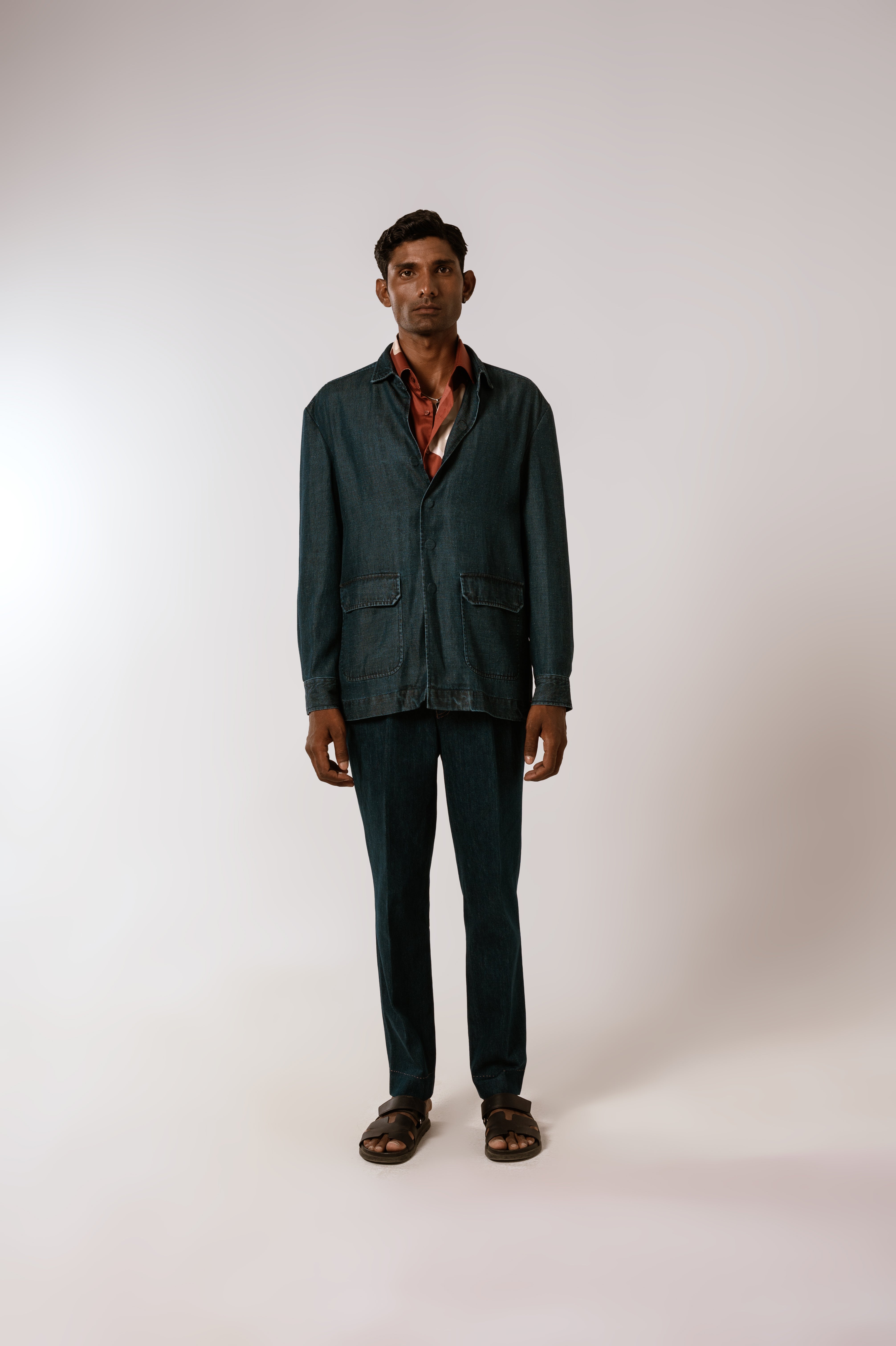 Magnet Jacket In Denim