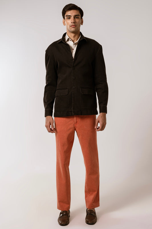 Magnet Jacket In Black Denim