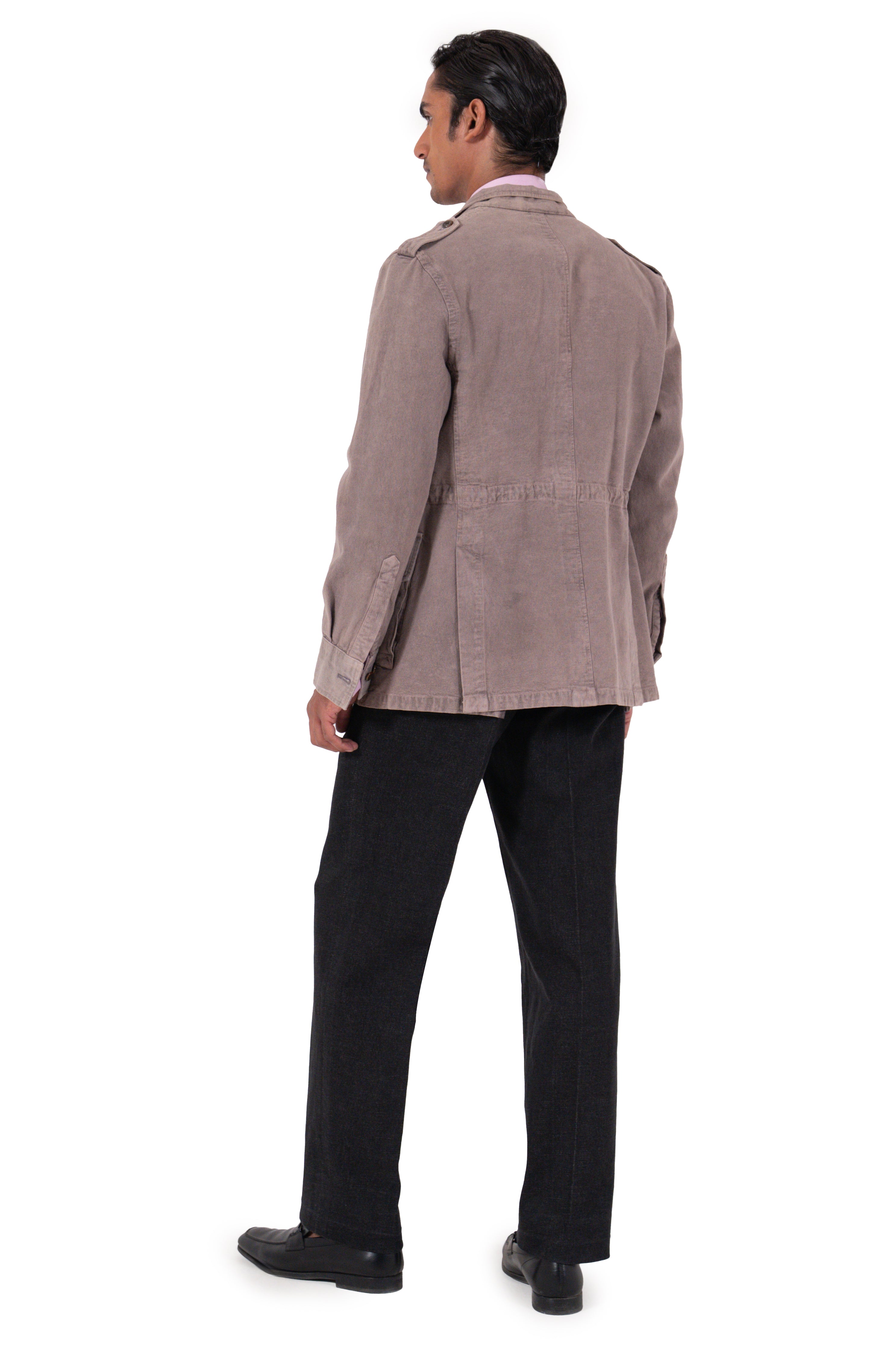 Raam Jacket In Mousse Canvas