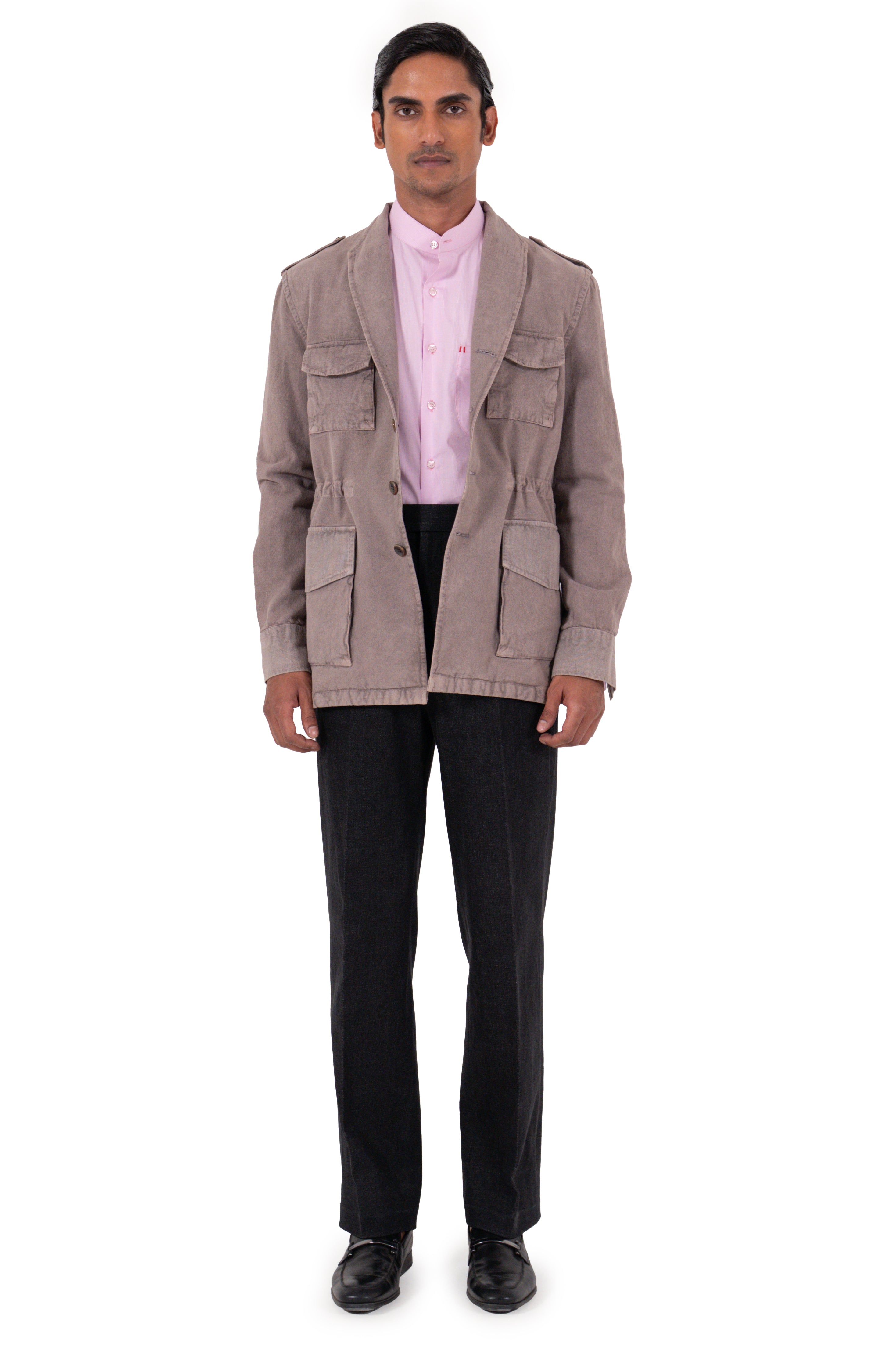 Raam Jacket In Mousse Canvas