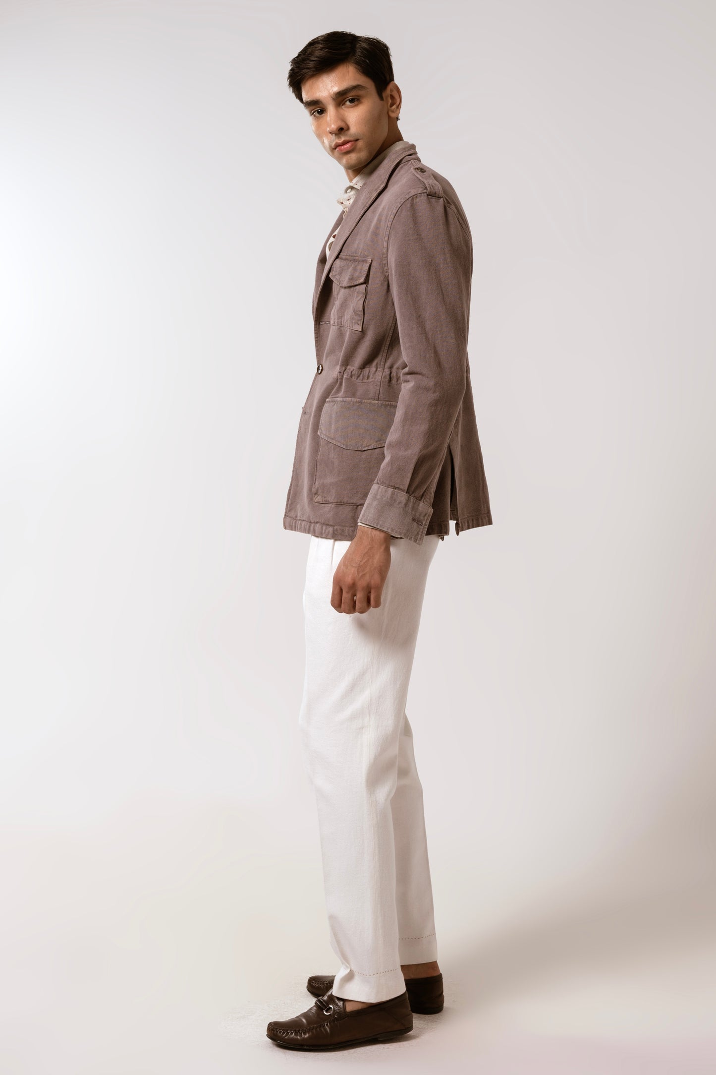 Raam Jacket In Mousse Canvas