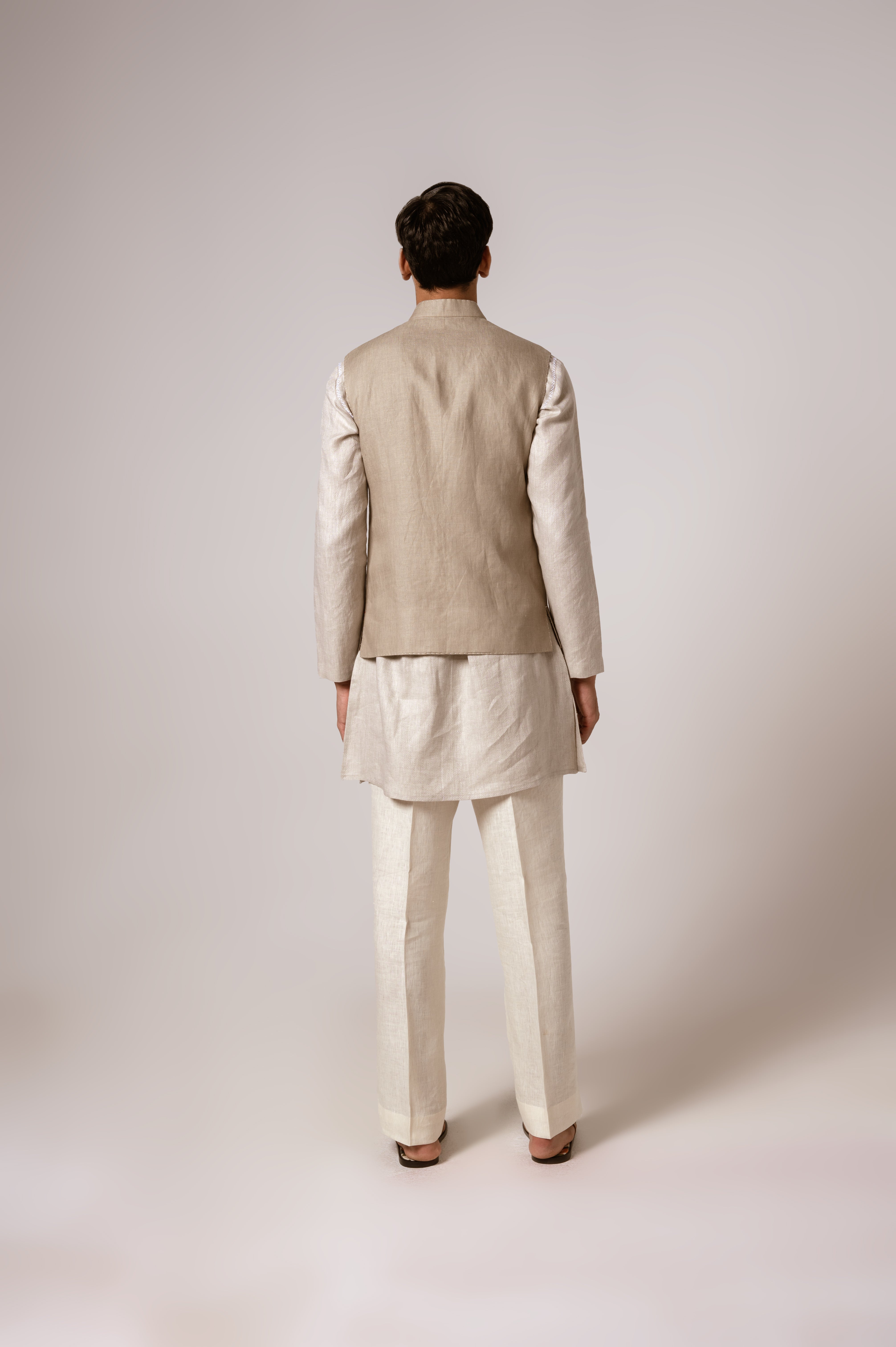 Sadri In Oatmeal Linen